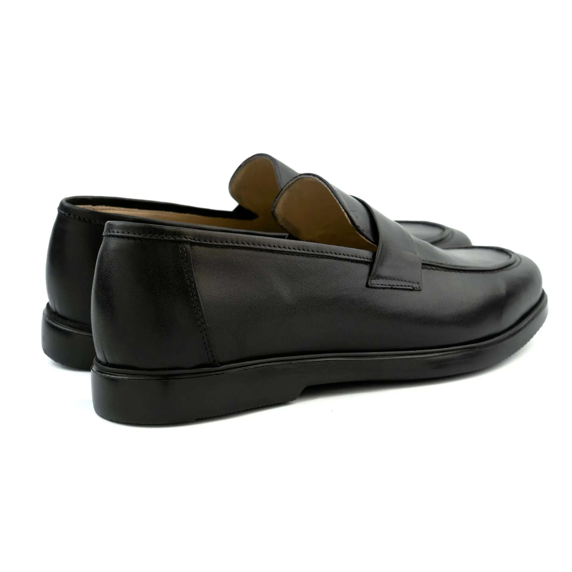 CHAUSSURE HOMME EN CUIR – F04 NOIR