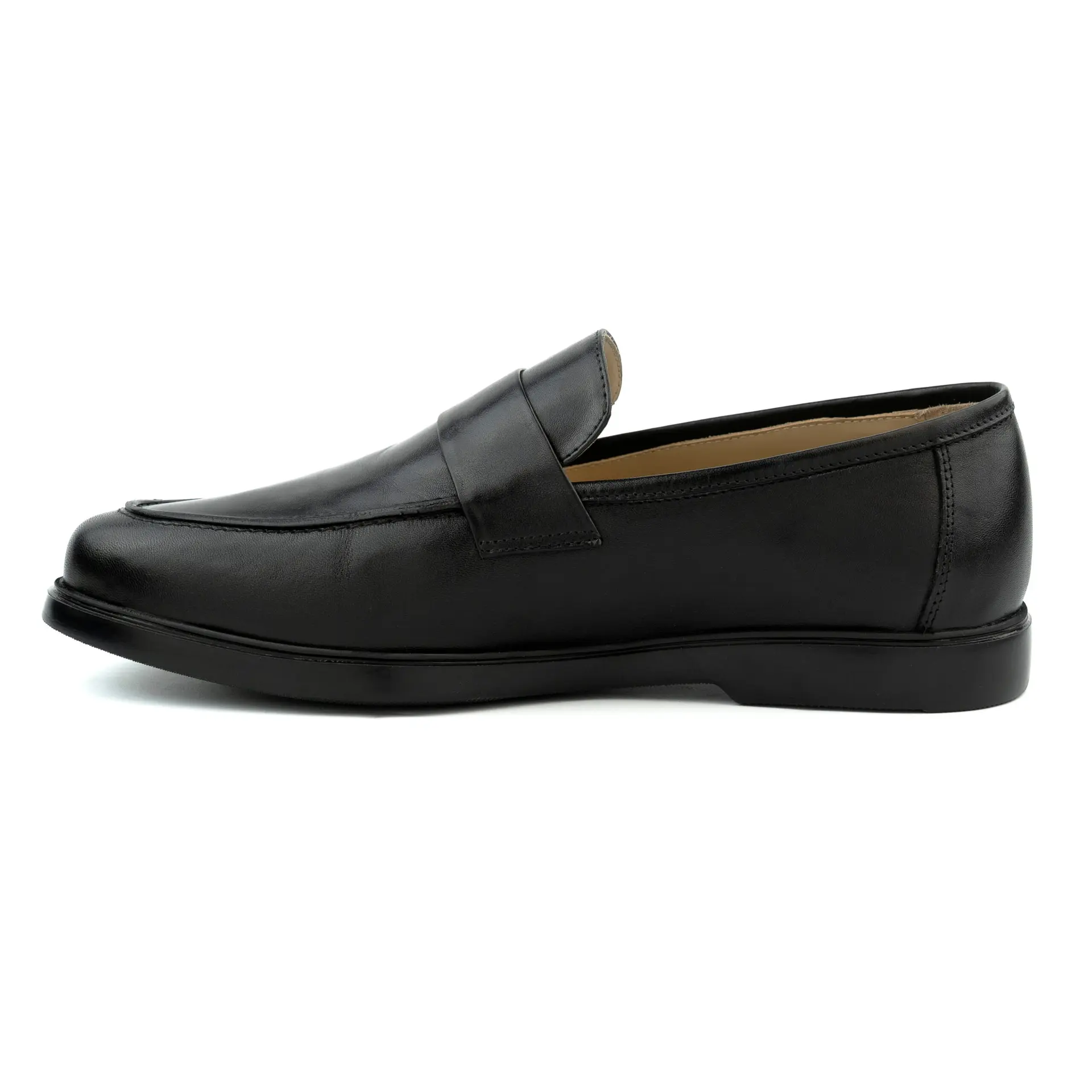 CHAUSSURE HOMME EN CUIR – F04 NOIR