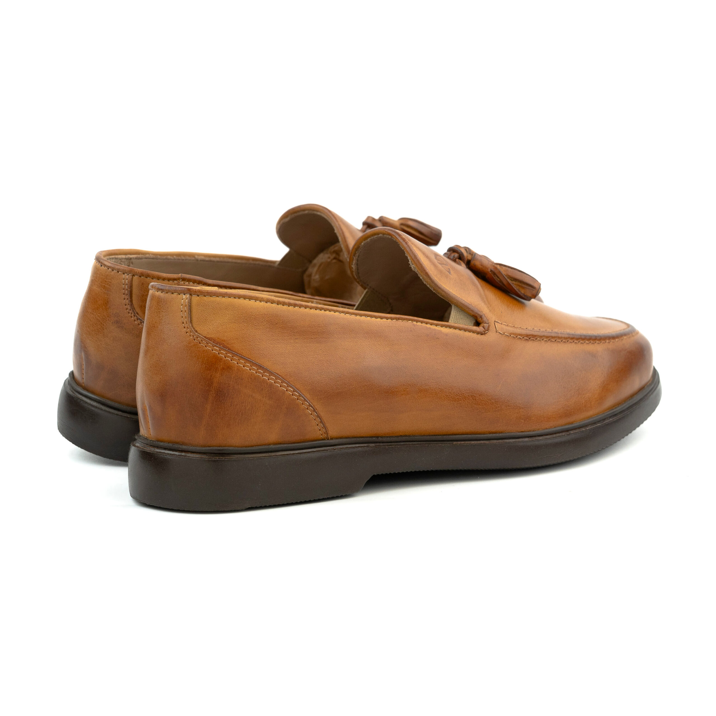 CHAUSSURE HOMME EN CUIR – F06 CAMEL