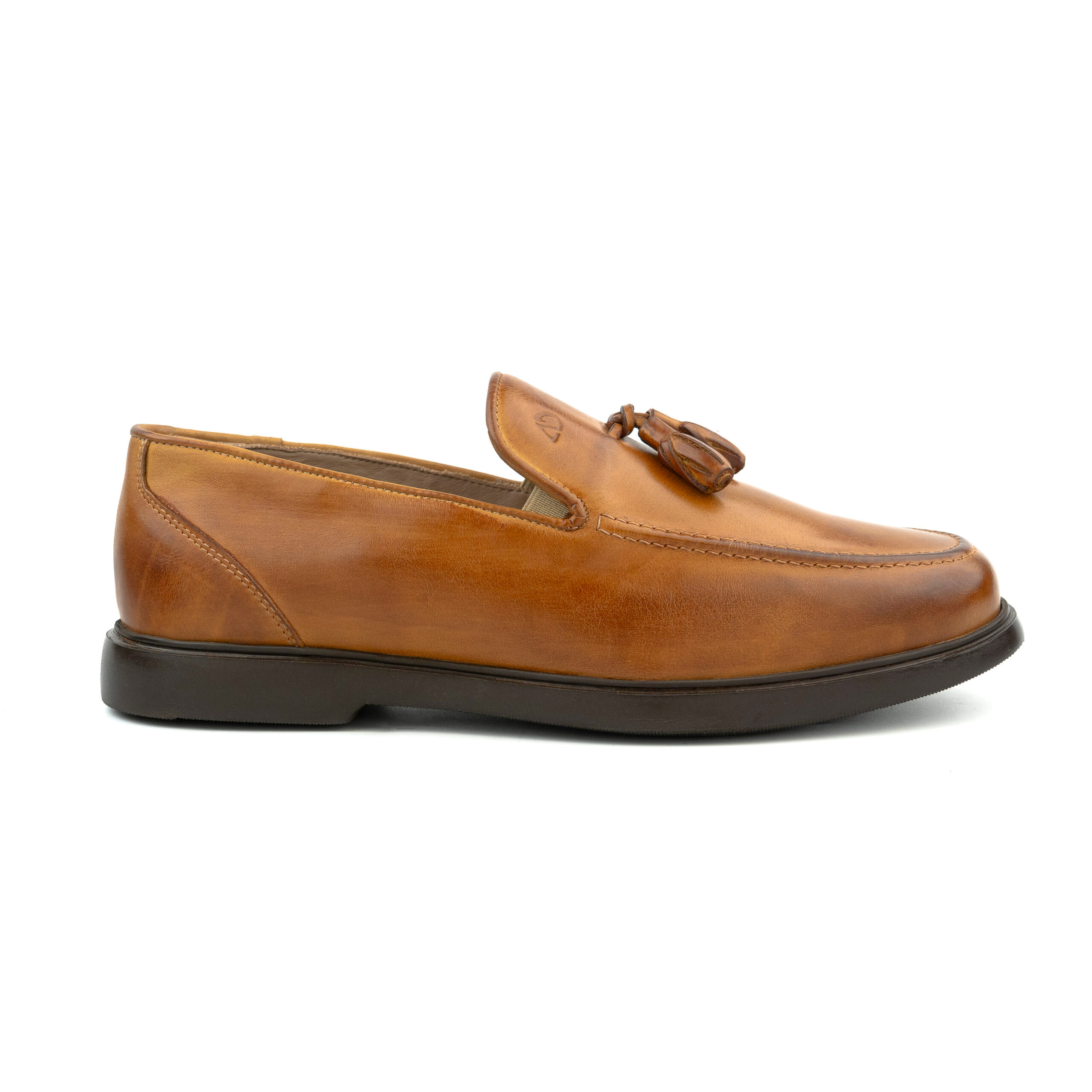 CHAUSSURE HOMME EN CUIR – F06 CAMEL