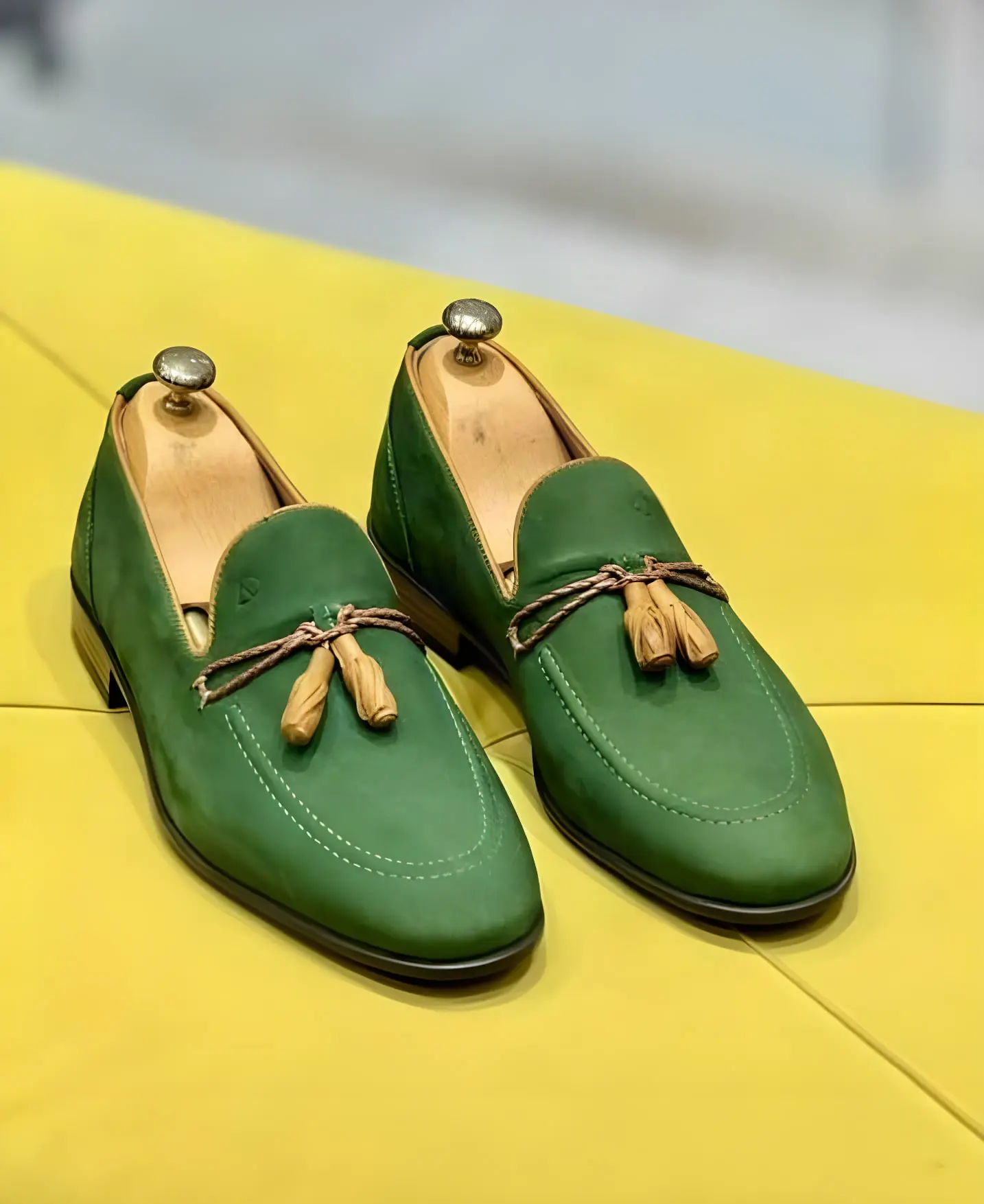 Chaussures cuir – CLA77 NB Vert