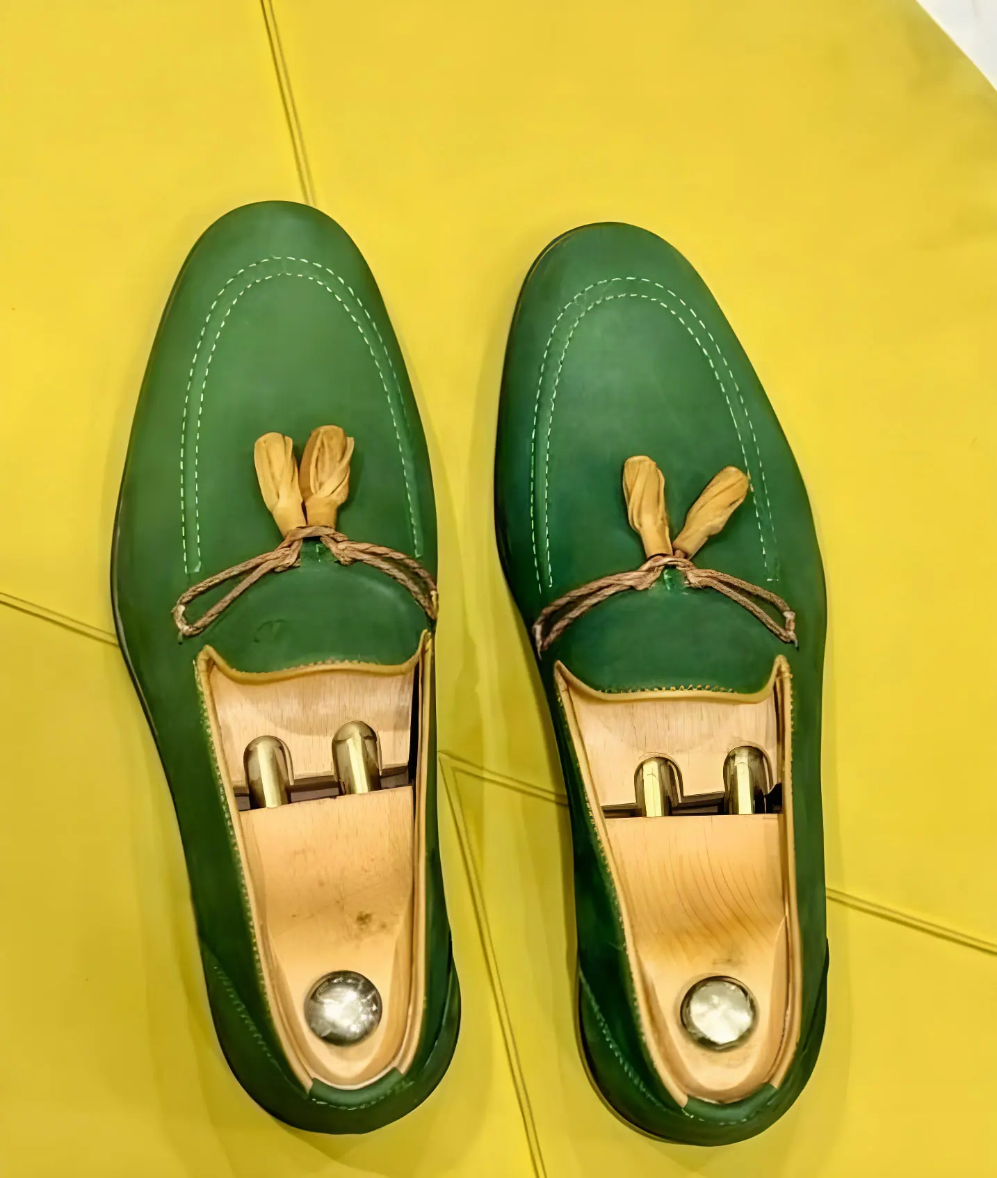 Chaussures cuir – CLA77 NB Vert