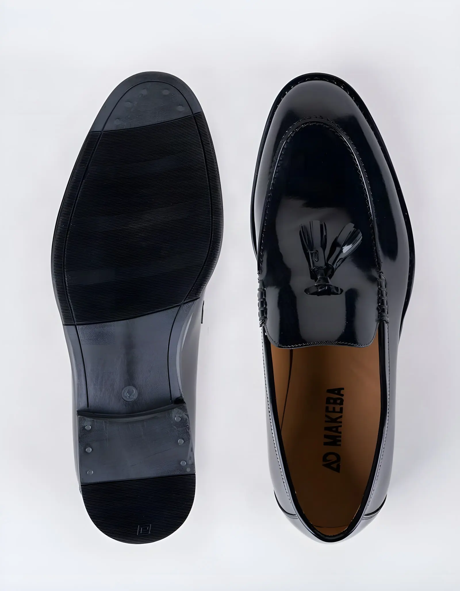 Chaussures en cuir Carlo – CH70 Noir Glacé