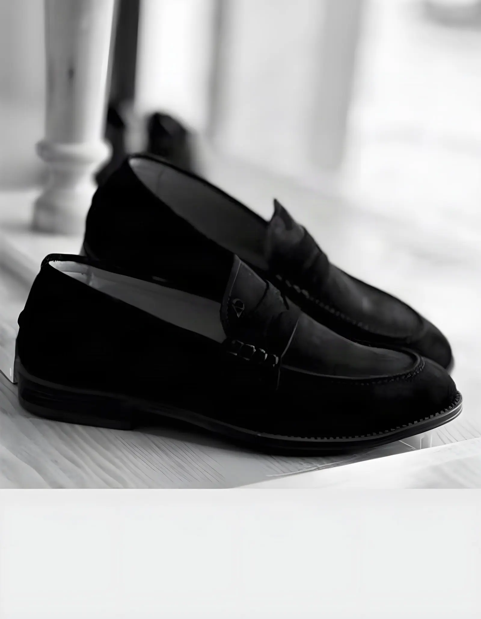 Chaussures en cuir – CH07 DAIM NOIR