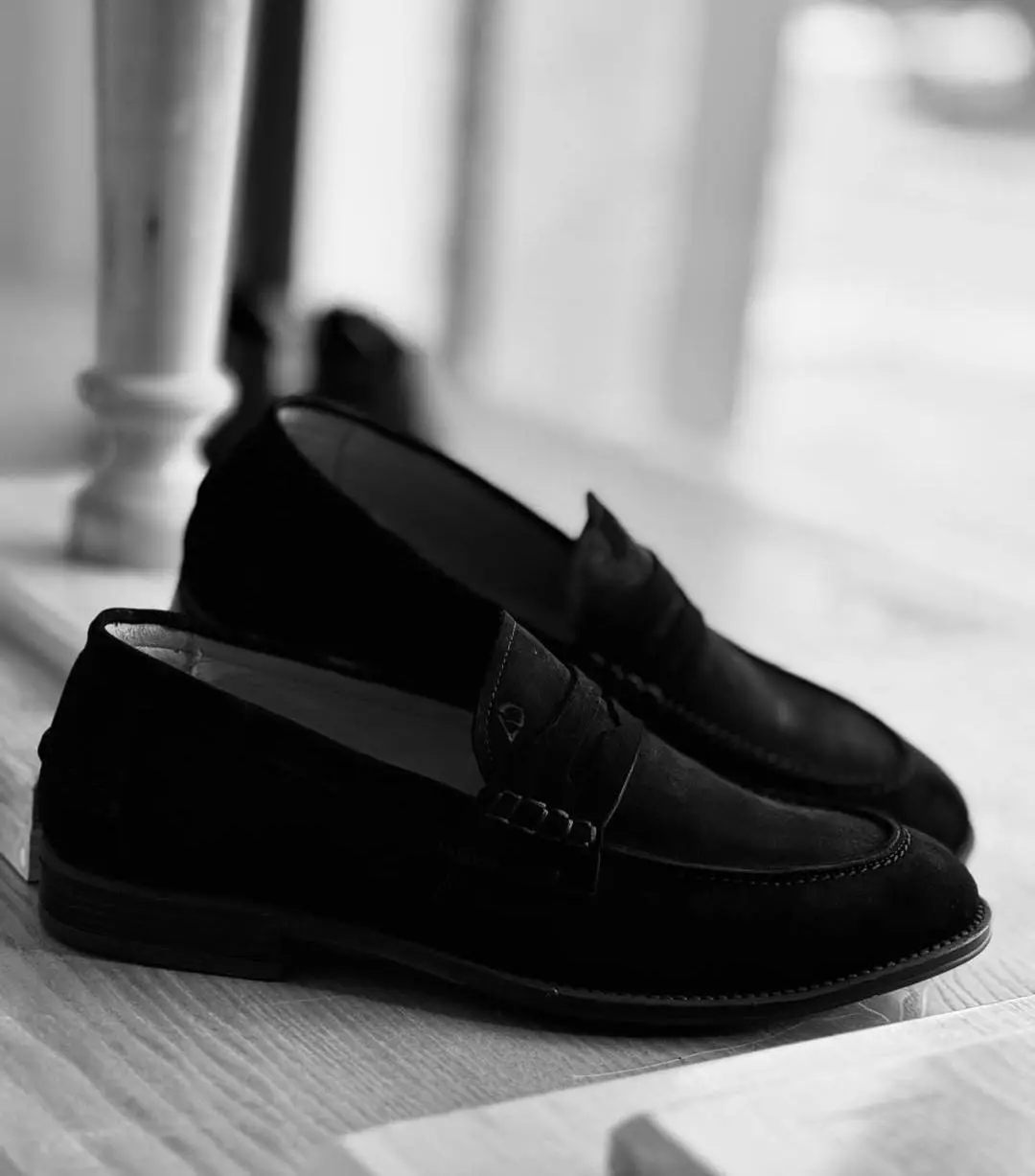 Chaussures en cuir – CH07 DAIM NOIR