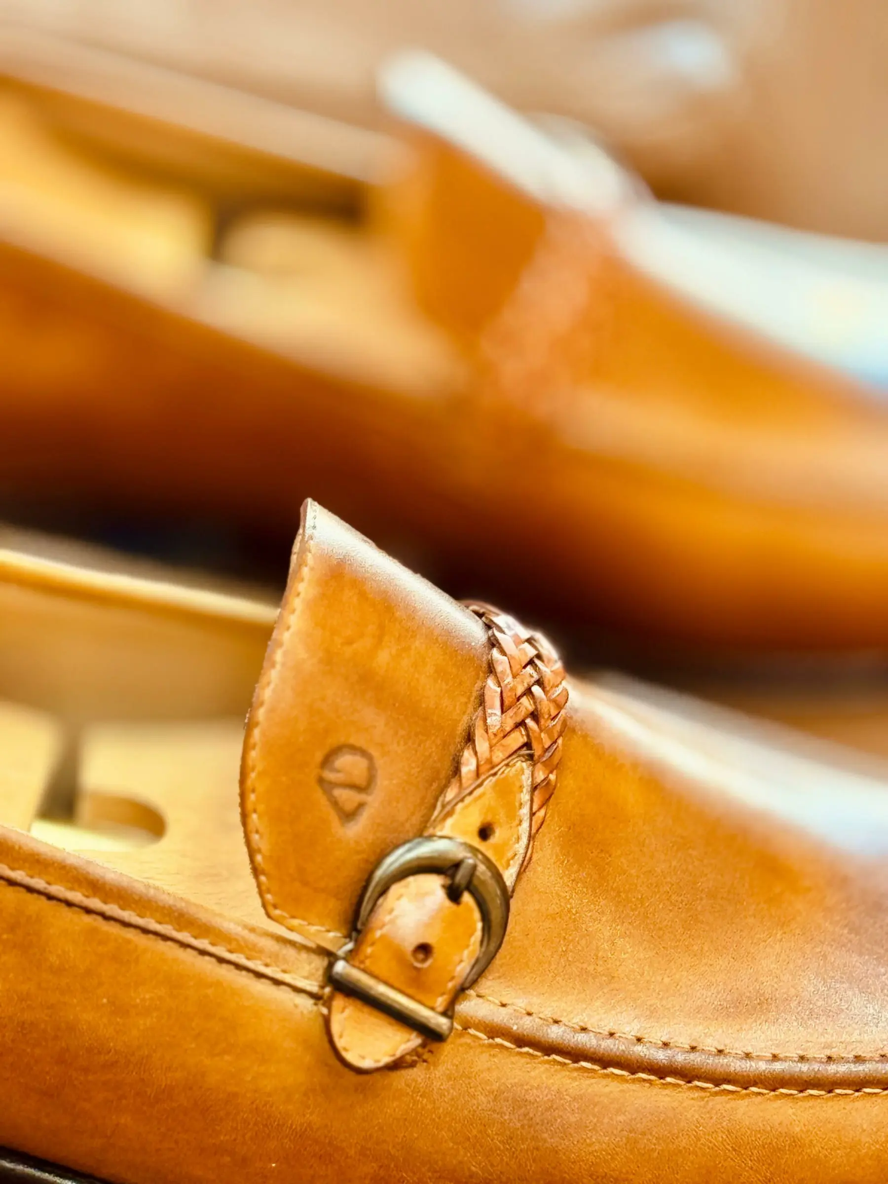 Chaussures en cuir – CLA75 CAMEL
