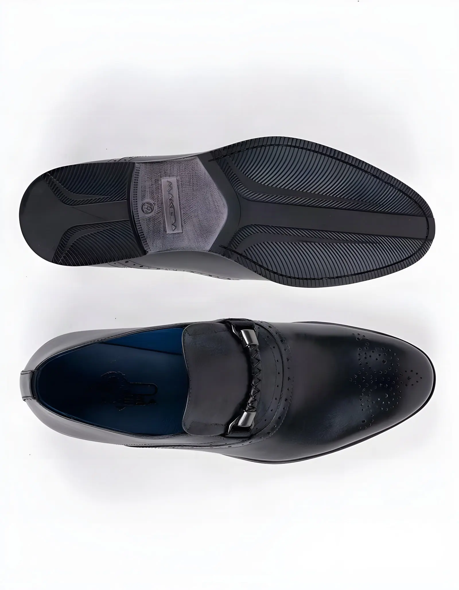 Chaussures en cuir Dante – DB09 Noir