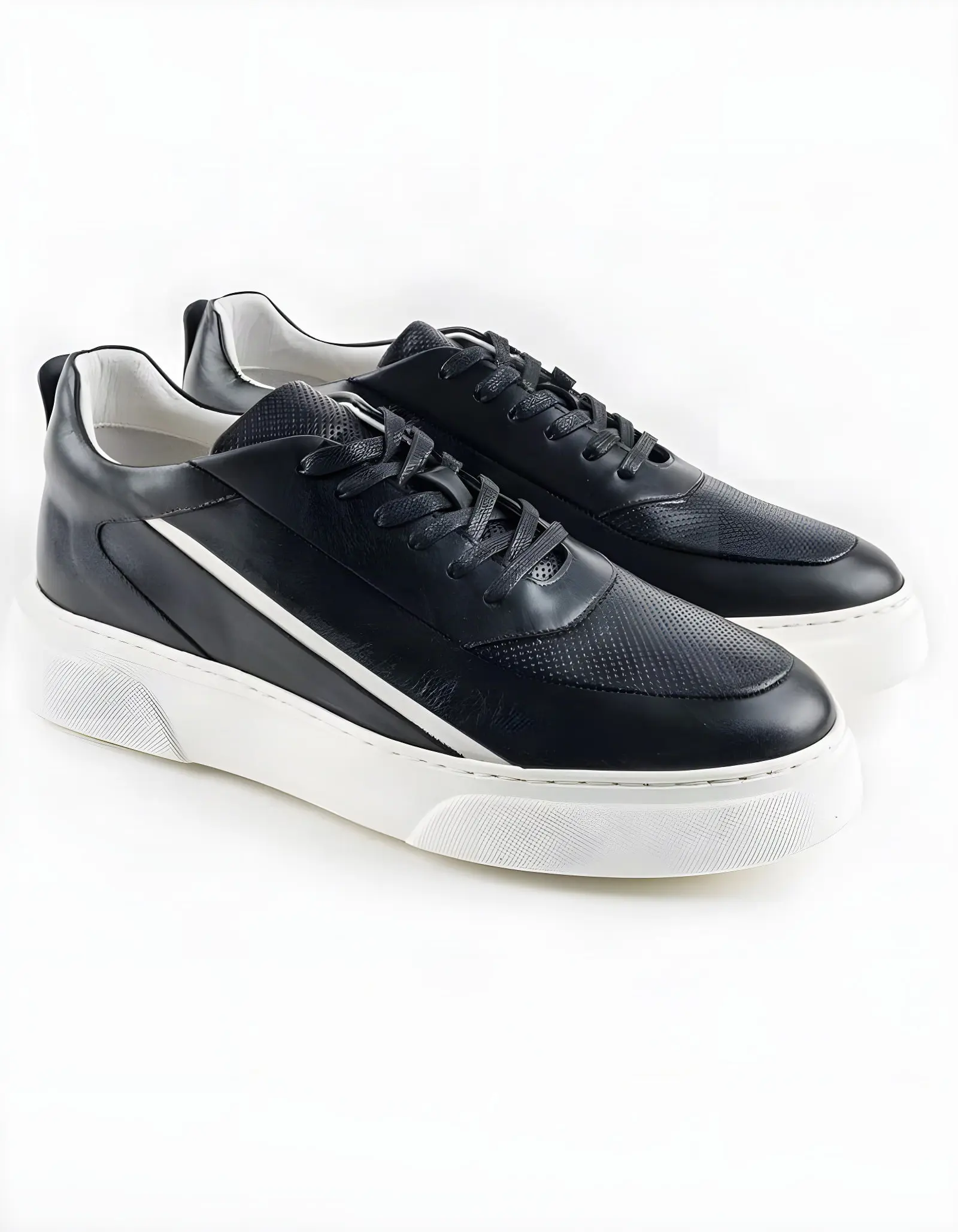 Chaussures en cuir Luigi – LF02 Noir