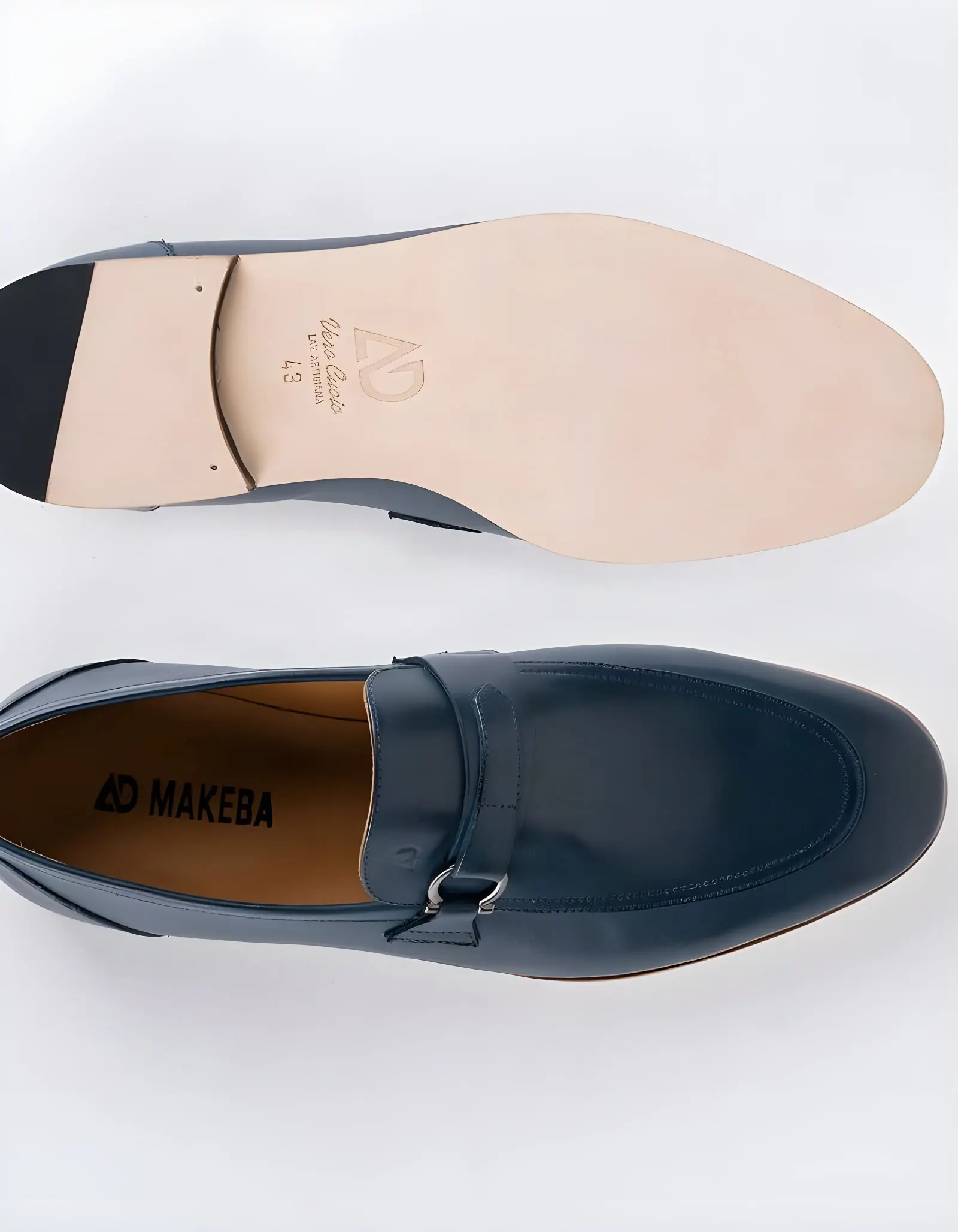 Chaussures en cuir Santino – GC02 Bleu