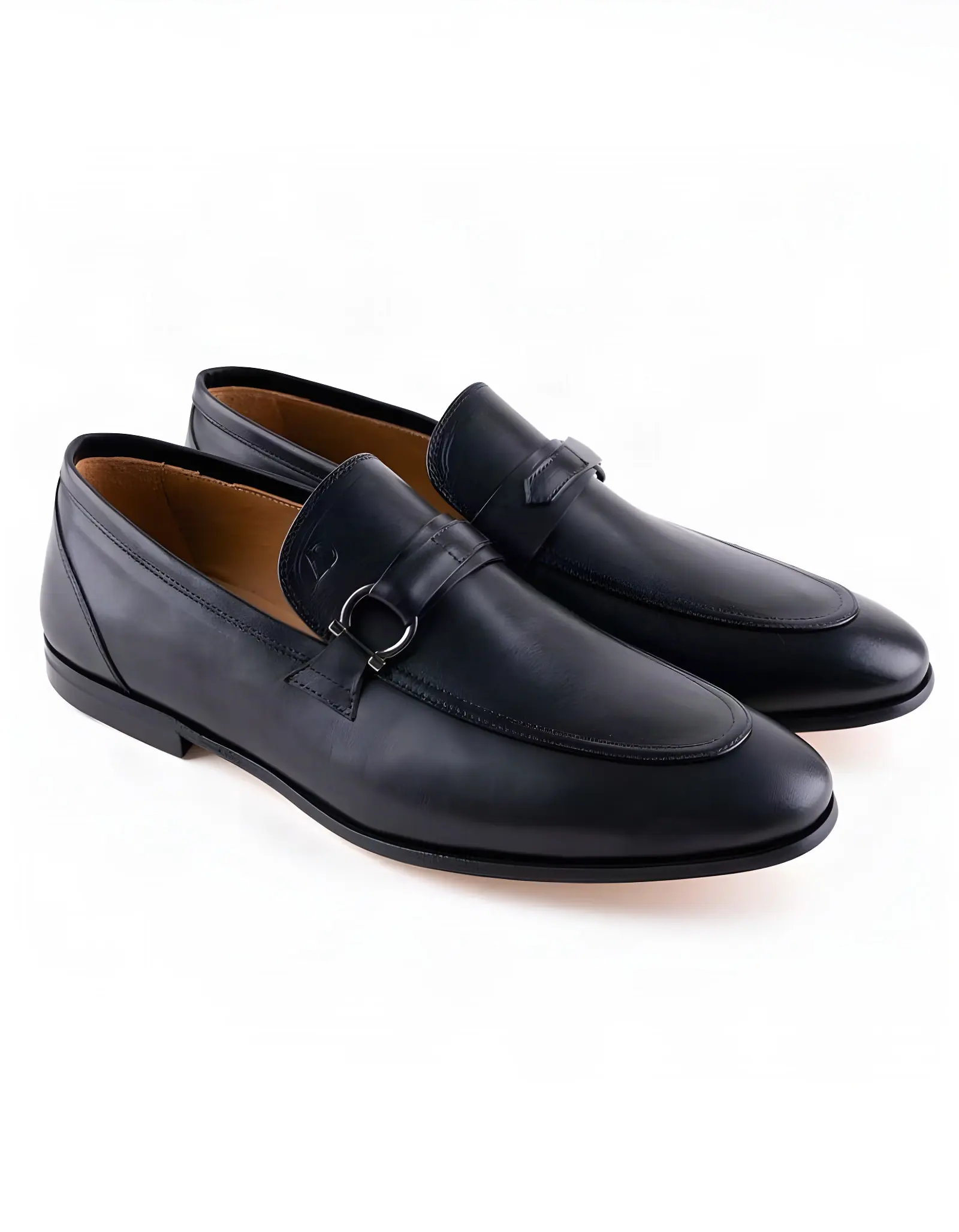 Santino Leather Shoes – GC02 Black