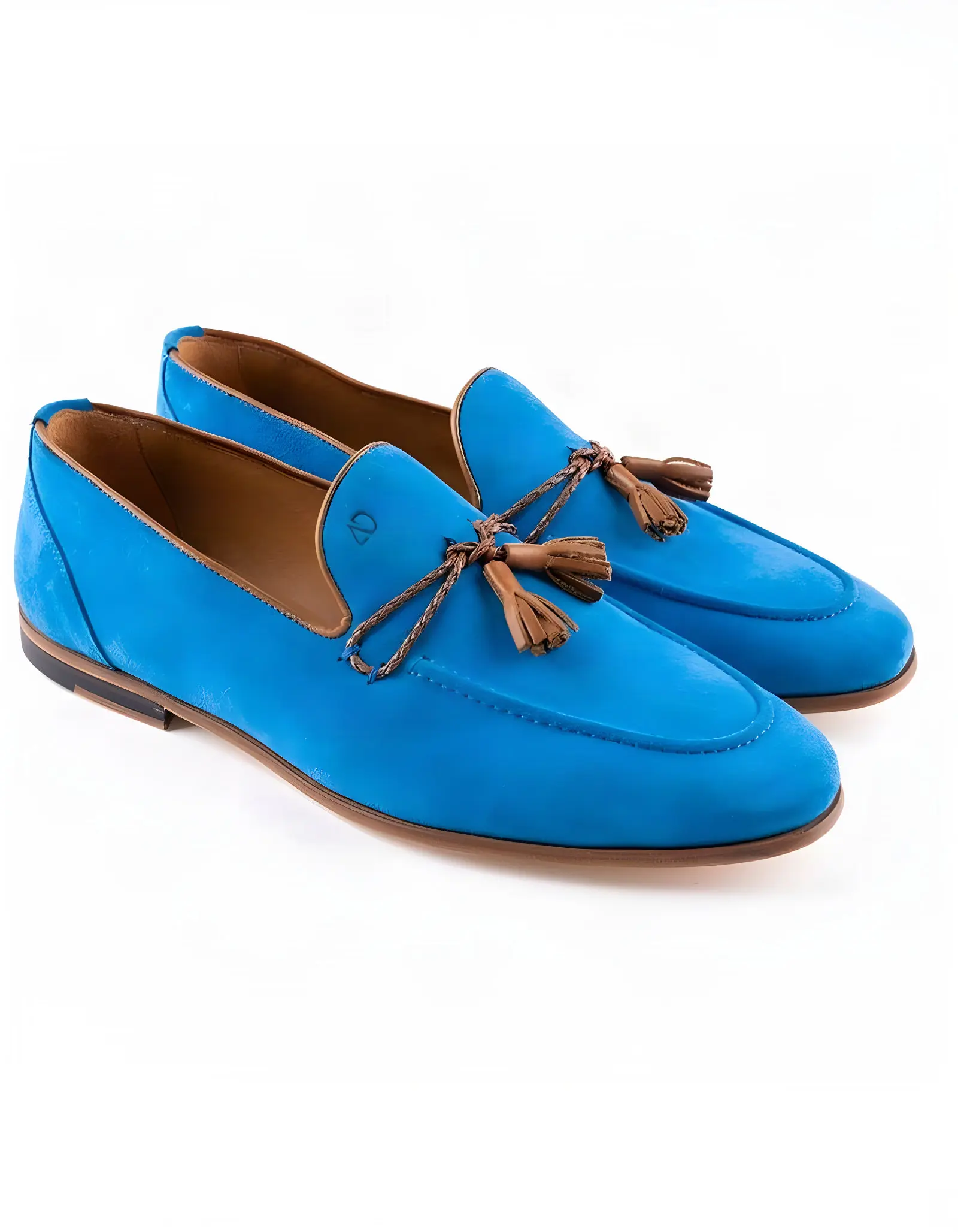 Chaussures en cuir Santino – GC07 Bleu