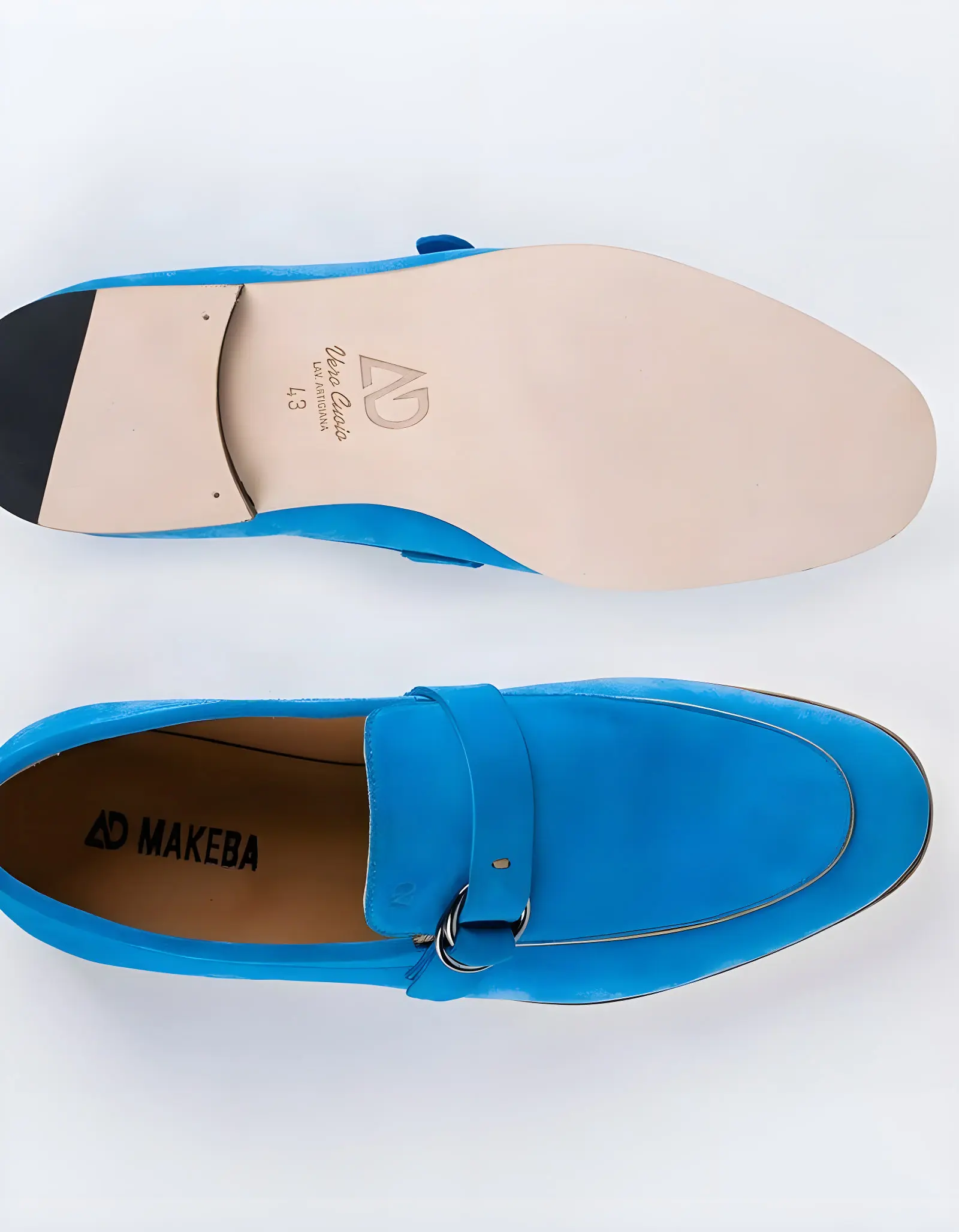Chaussures en cuir Santino – GC09 Bleu