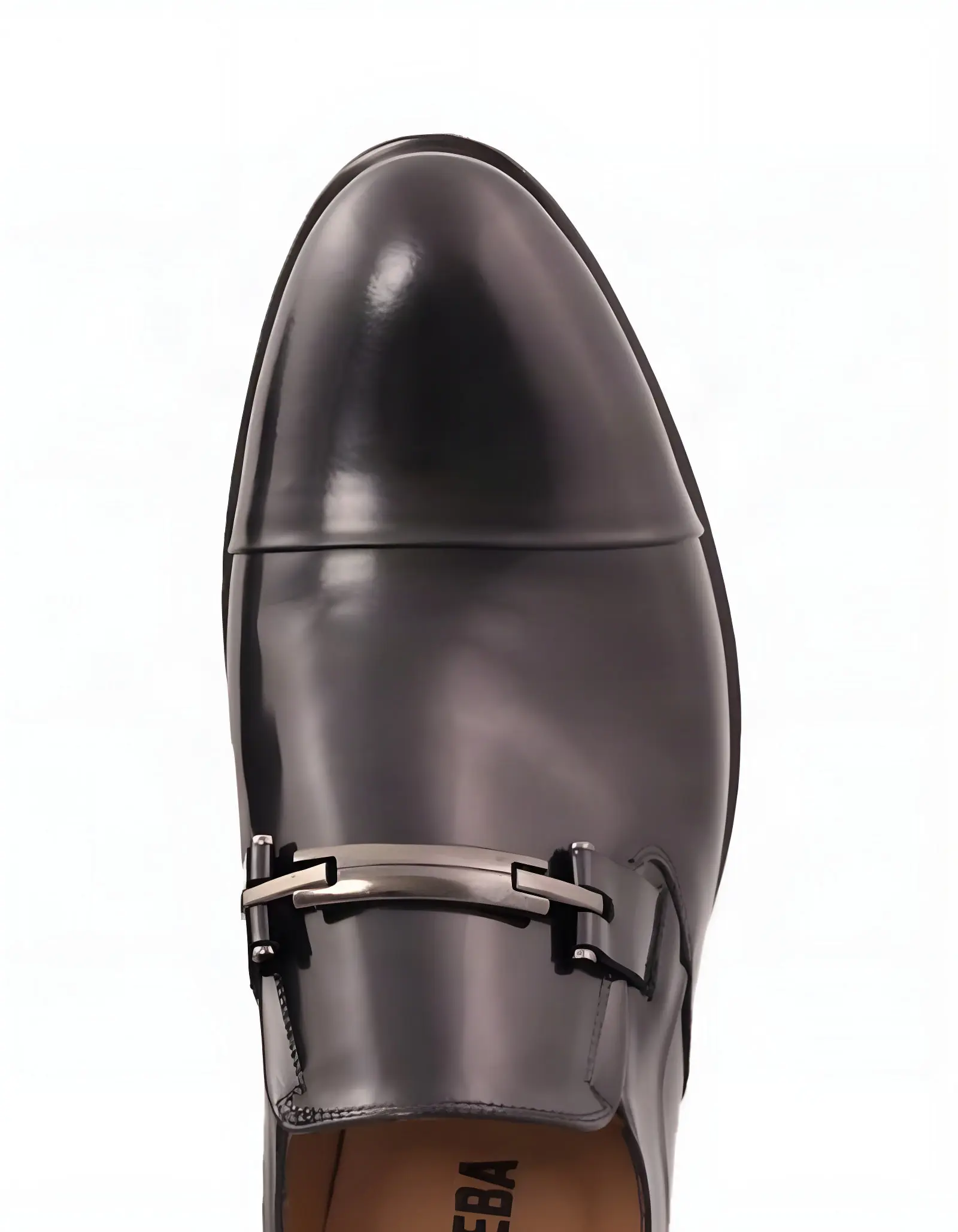 Chaussures en cuir Silvio – 8605 Noir Glacé