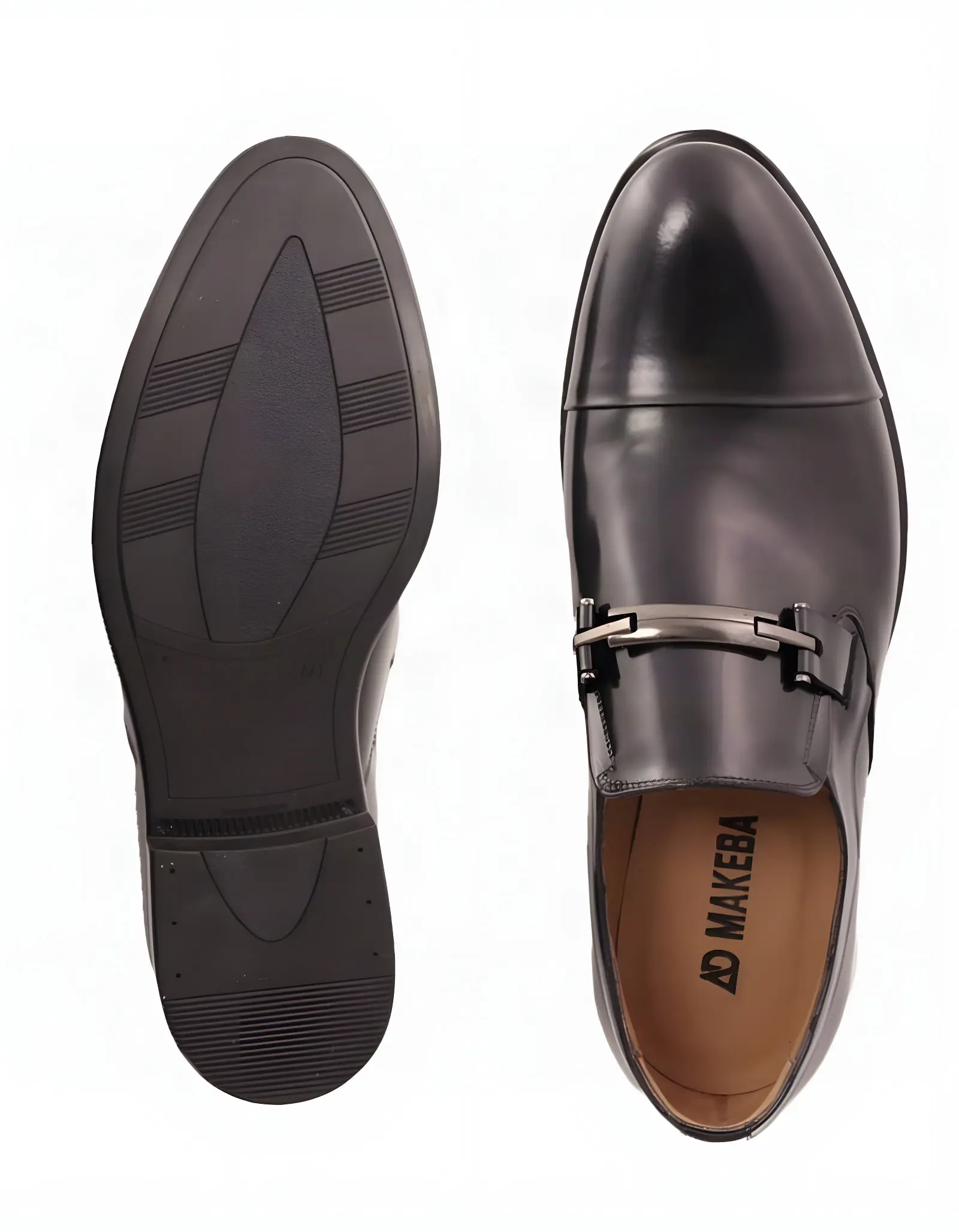 Chaussures en cuir Silvio – 8605 Noir Glacé