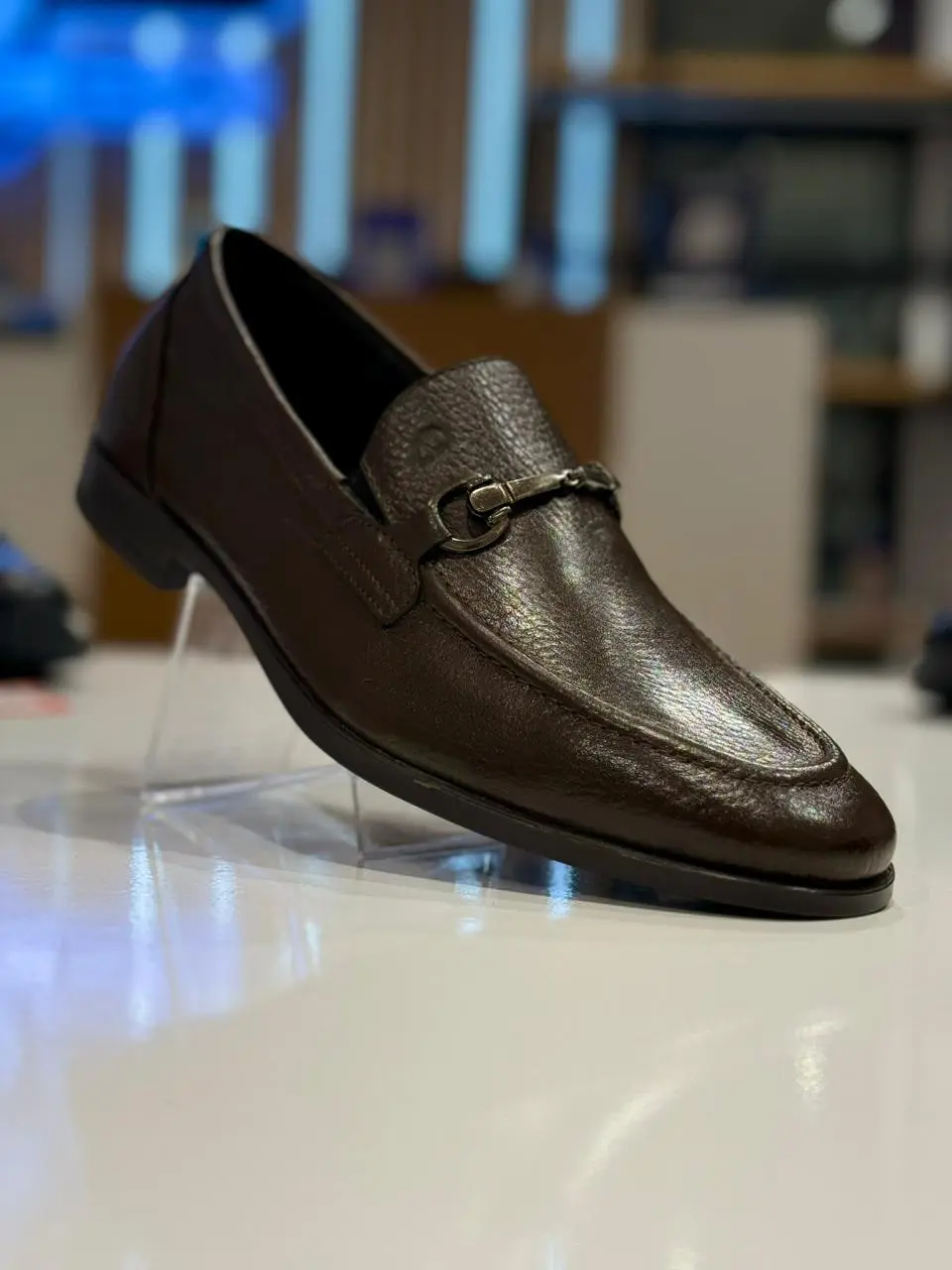 Chaussures homme en cuir – 8723 MARRON FALL