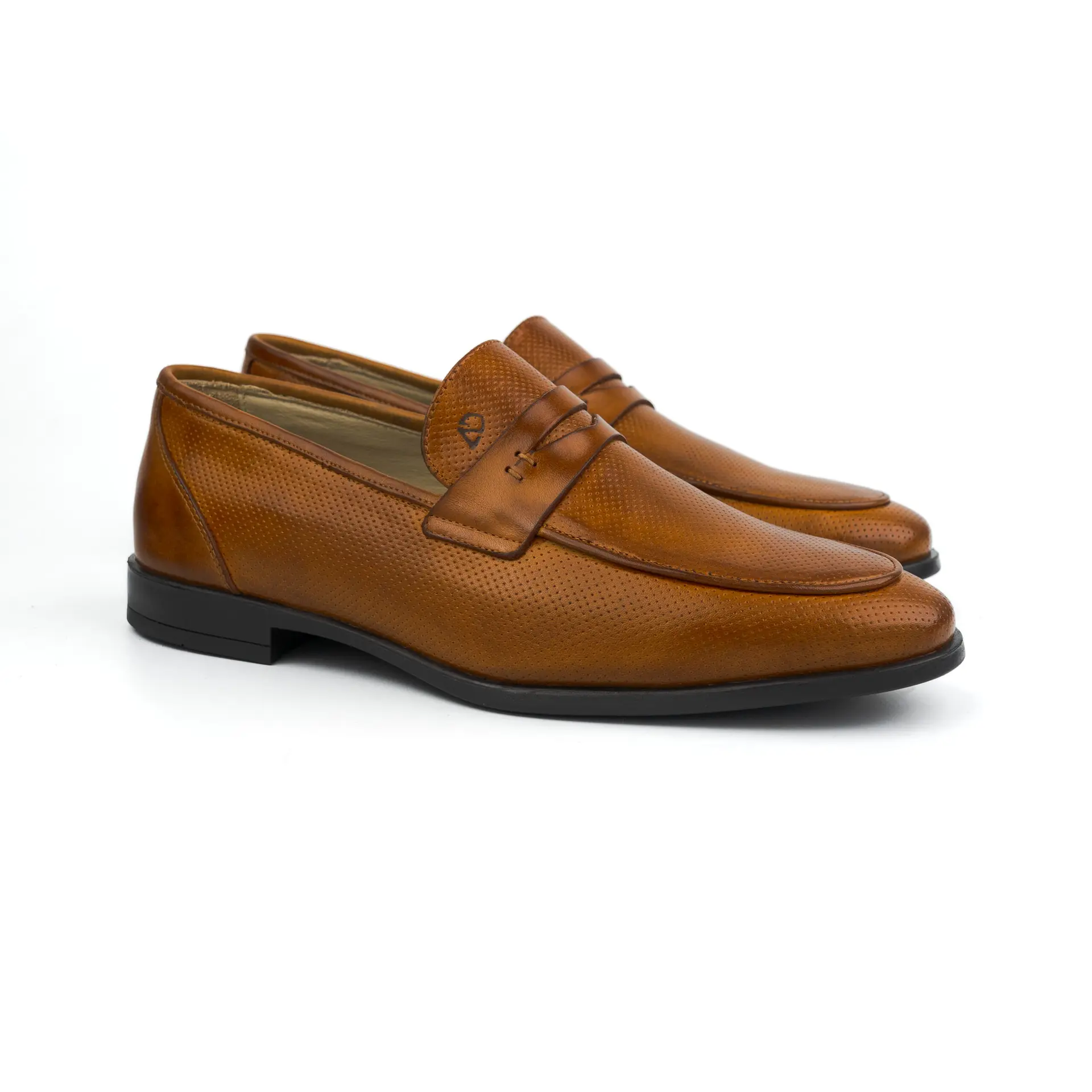 Chaussures homme en cuir – 8740 CAMEL