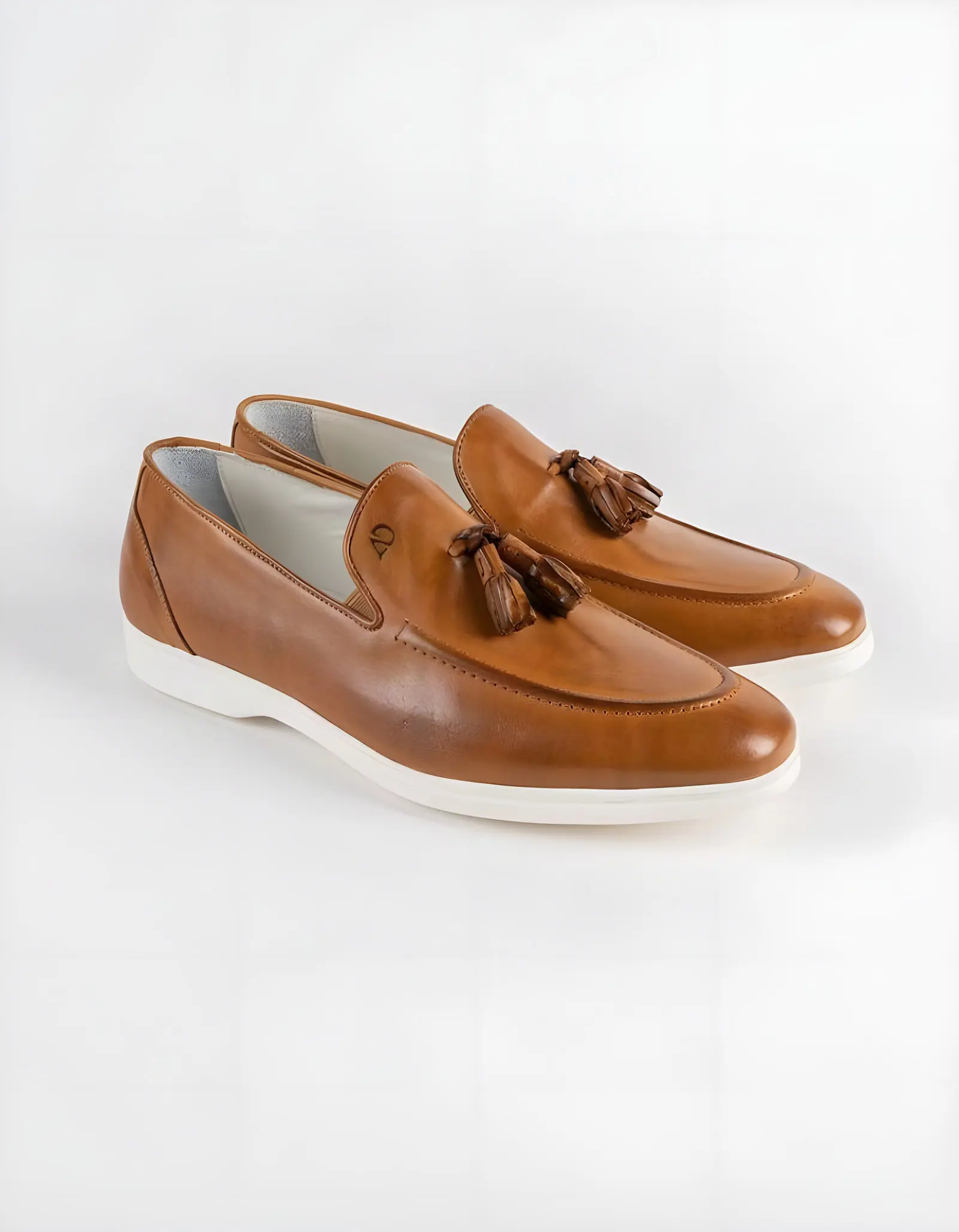 Emiliano Leather Moccasins – TE03 Camel Leather