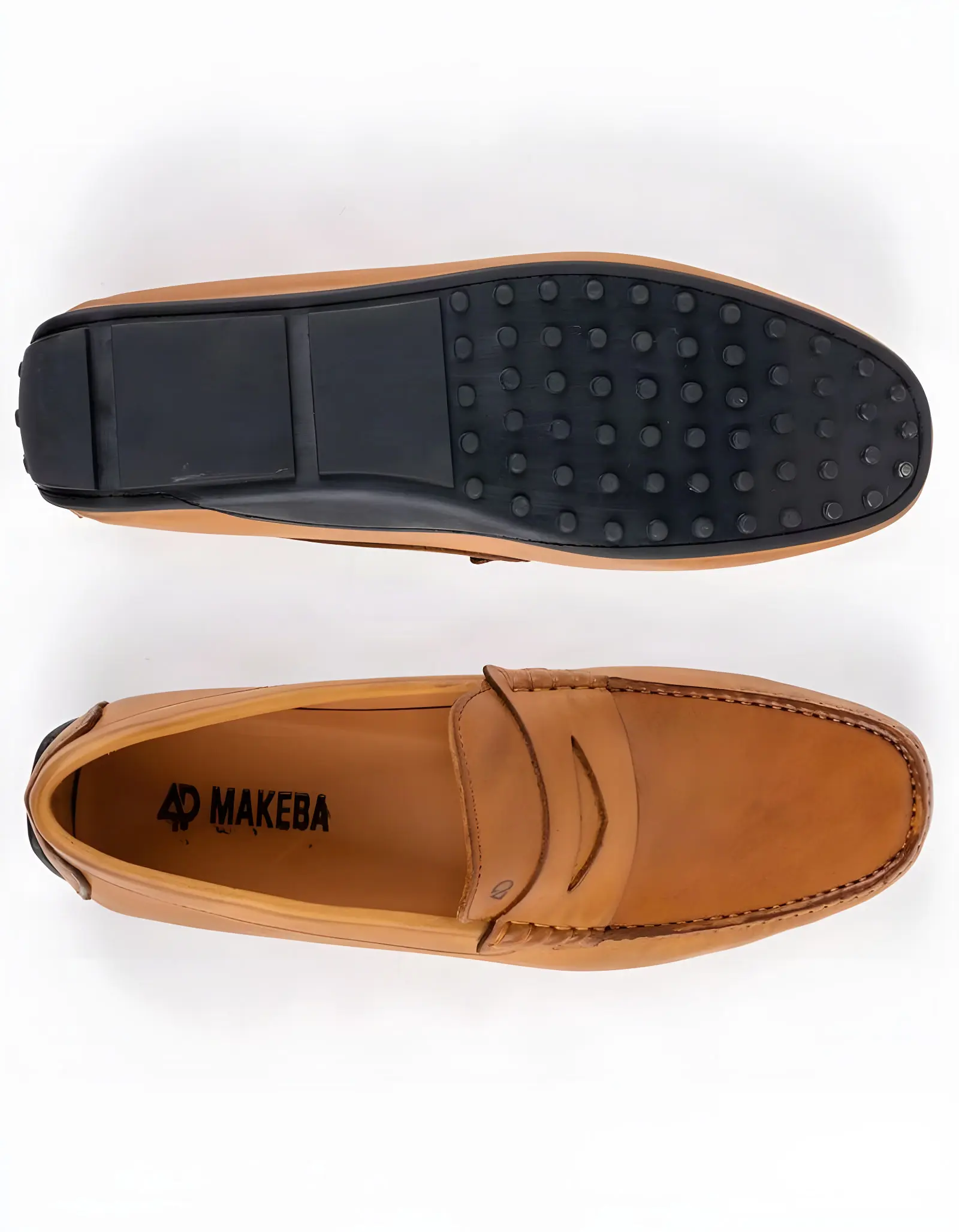 Mocassins en cuir Tino – TD100 Camel