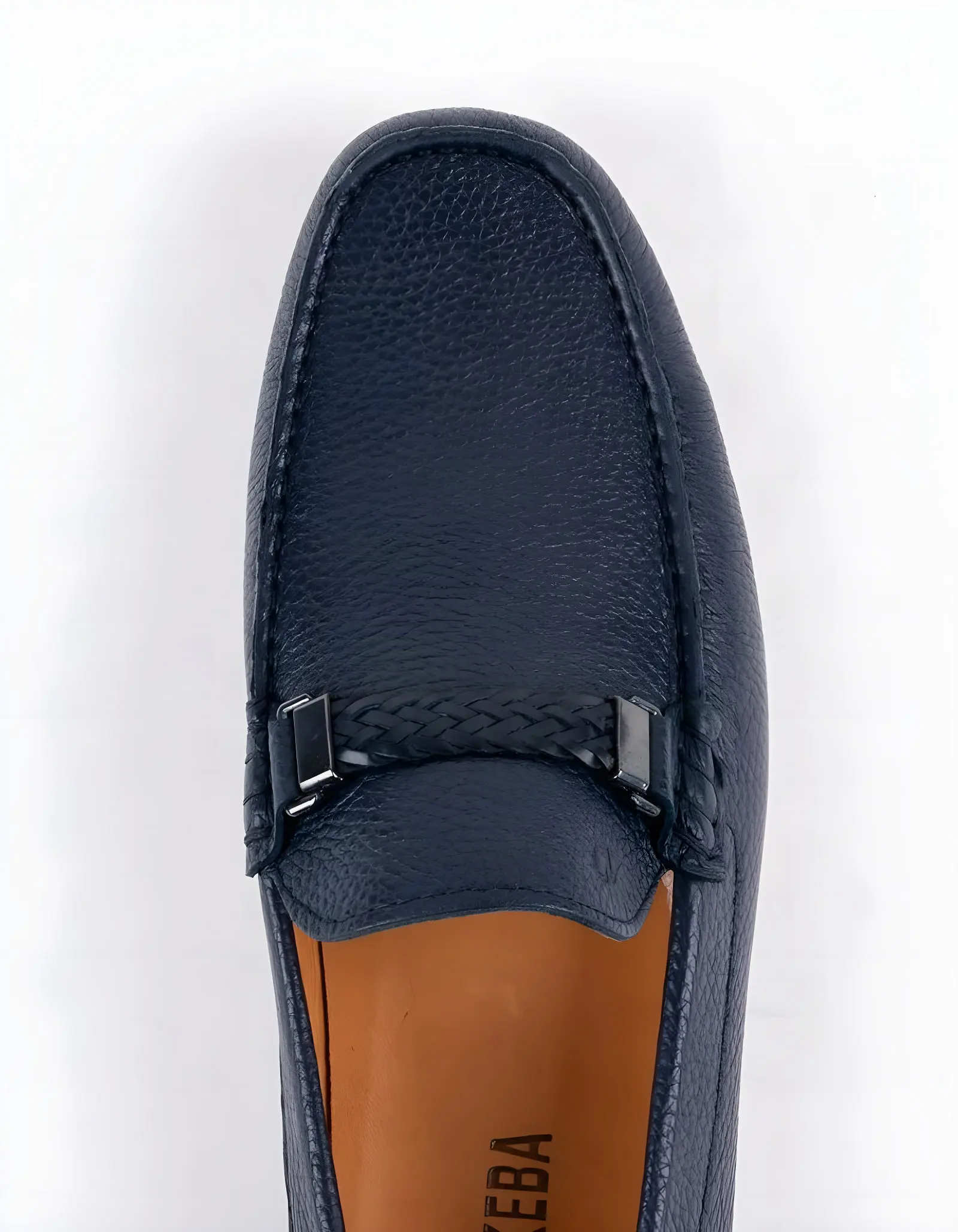 Mocassins en cuir Tino – TD101 Bleu