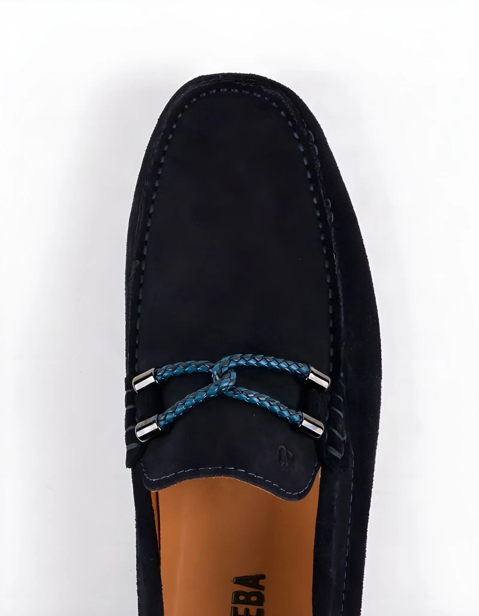 Mocassins en cuir Tino – TD102 Bleu