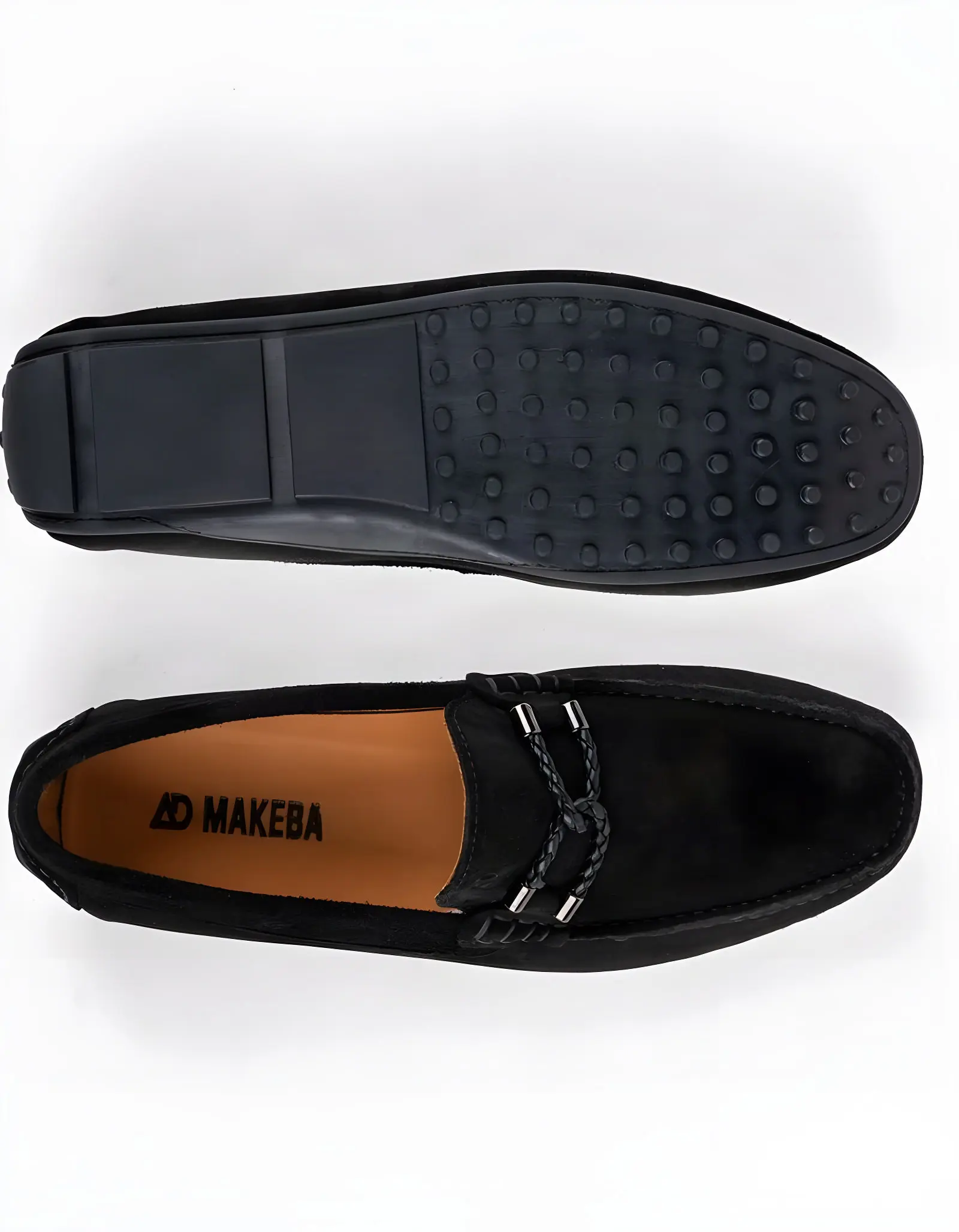 Mocassins en cuir Tino – TD102 Noir