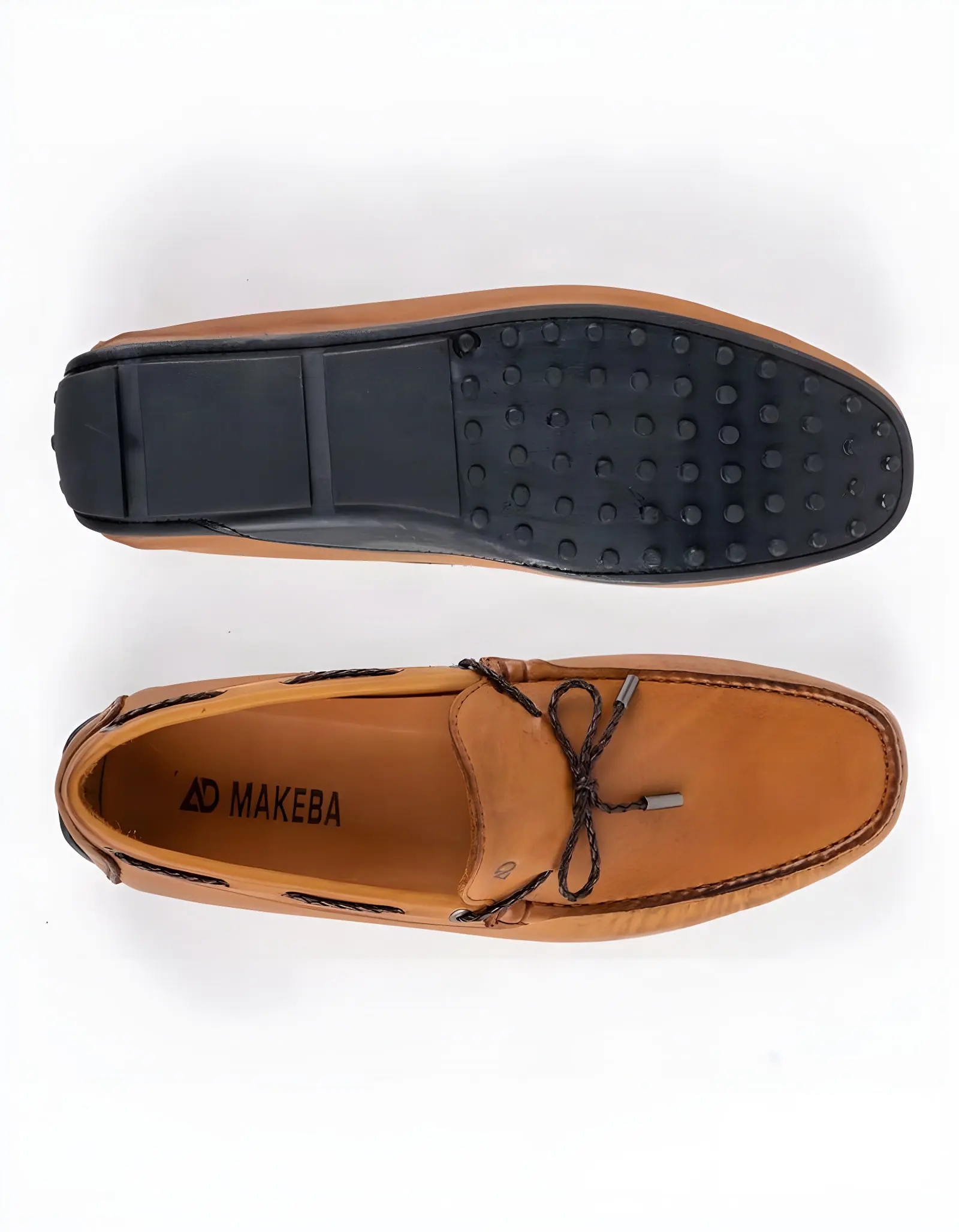 Mocassins en cuir Tino – TD103 Camel