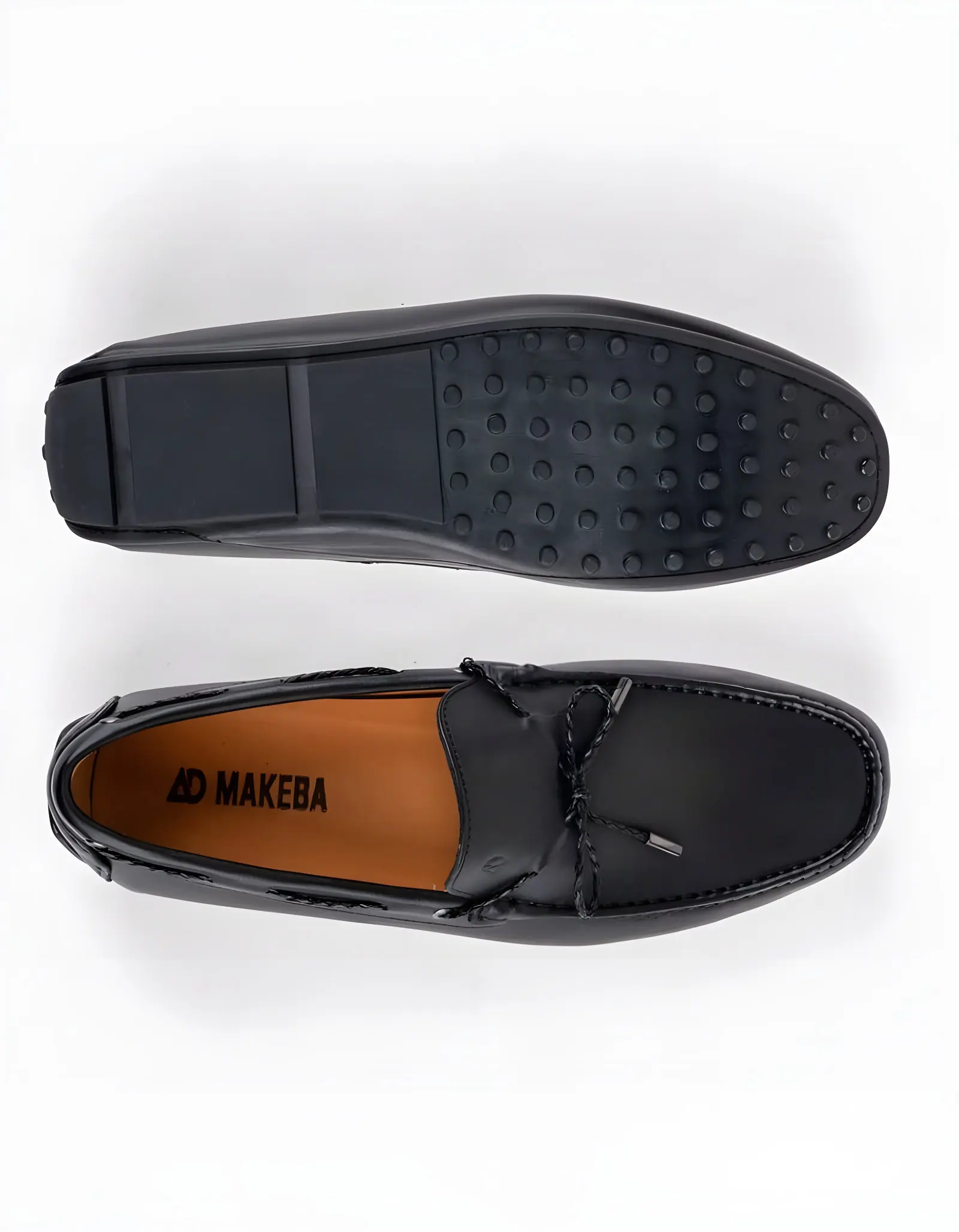 Mocassins en cuir Tino – TD103 Noir