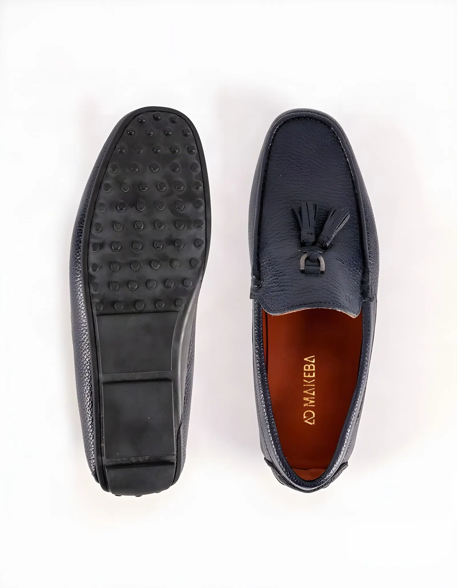 Mocassins en cuir Tino – TD104 Bleu