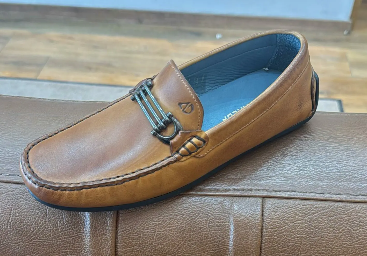 Mocassins en cuir Tino – TD111 CAMEL