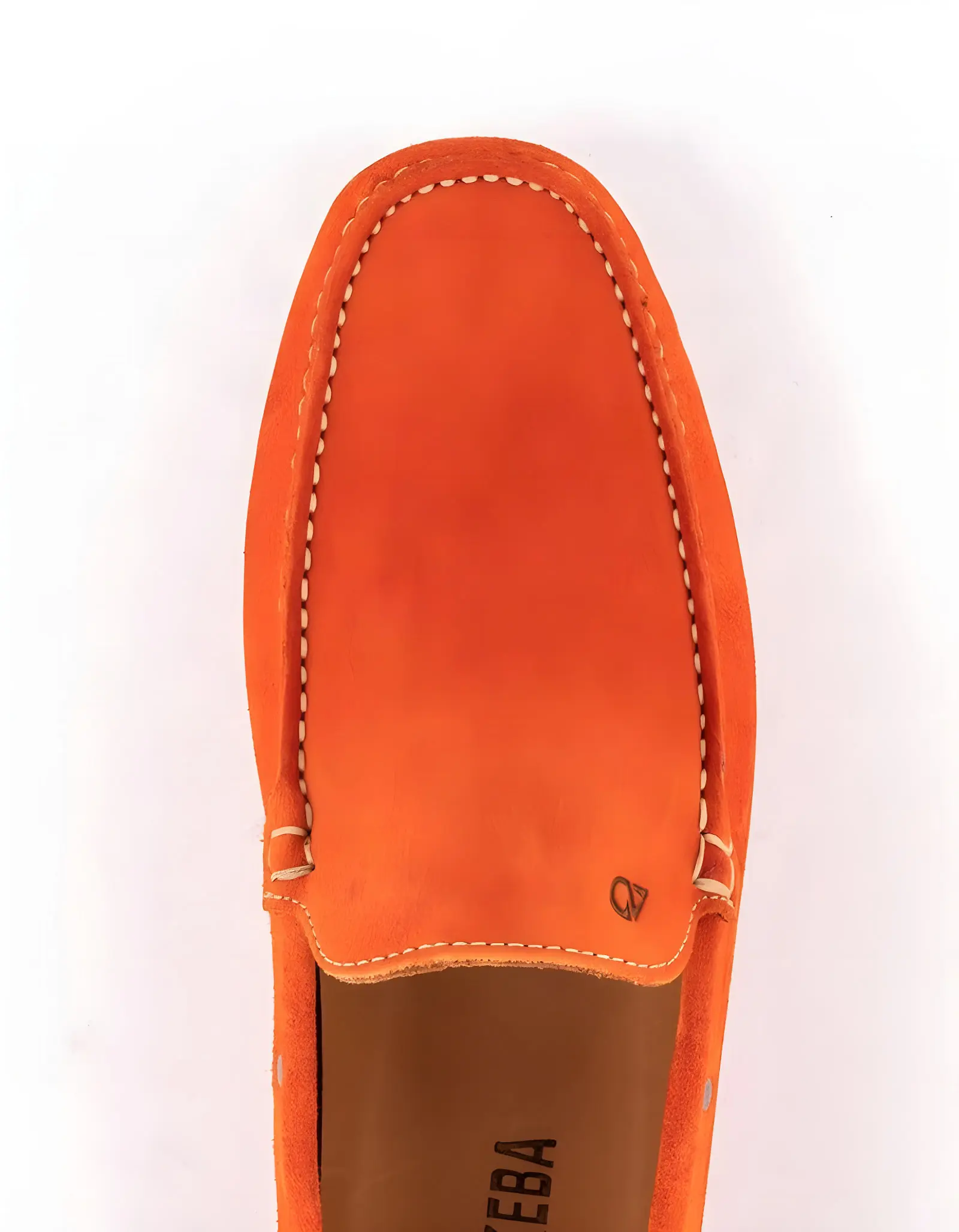Mocassins en cuir Tito – PP01 Daim Orange