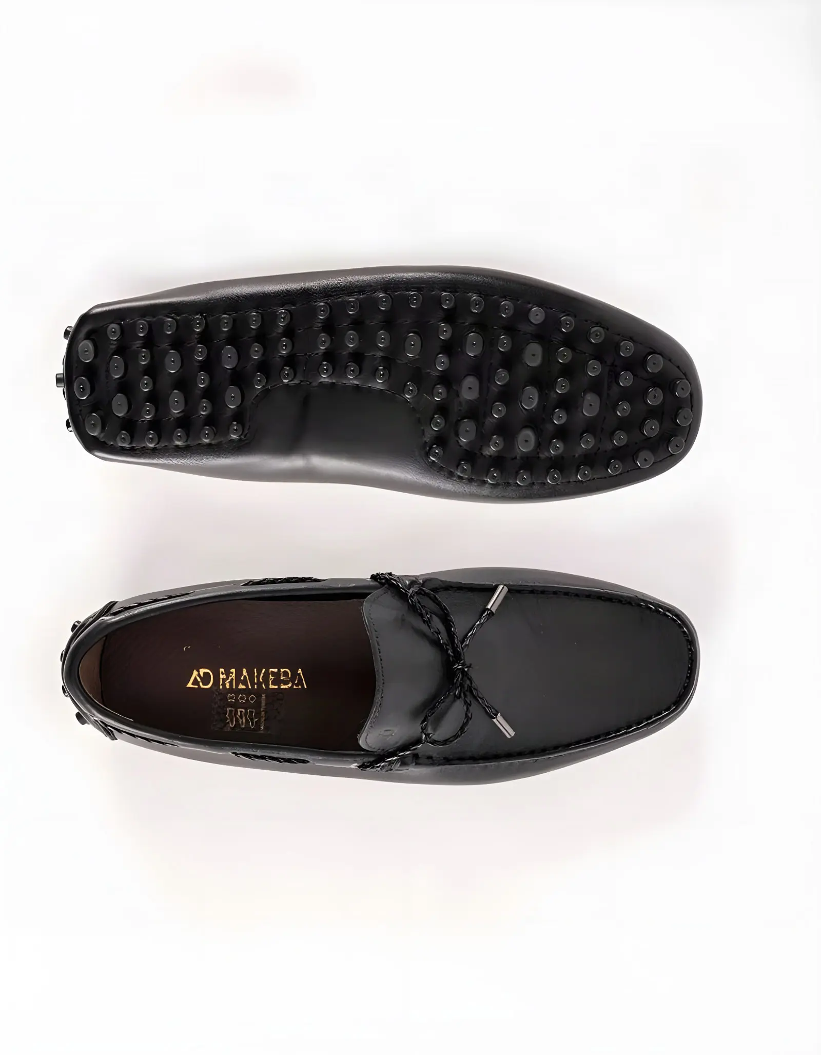 Mocassins en cuir Tito – PP02 Noir