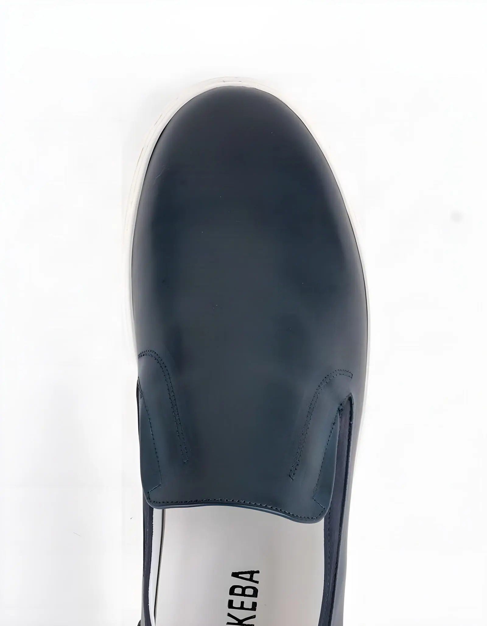 Slip-on en cuir Leo – CU10 Bleu