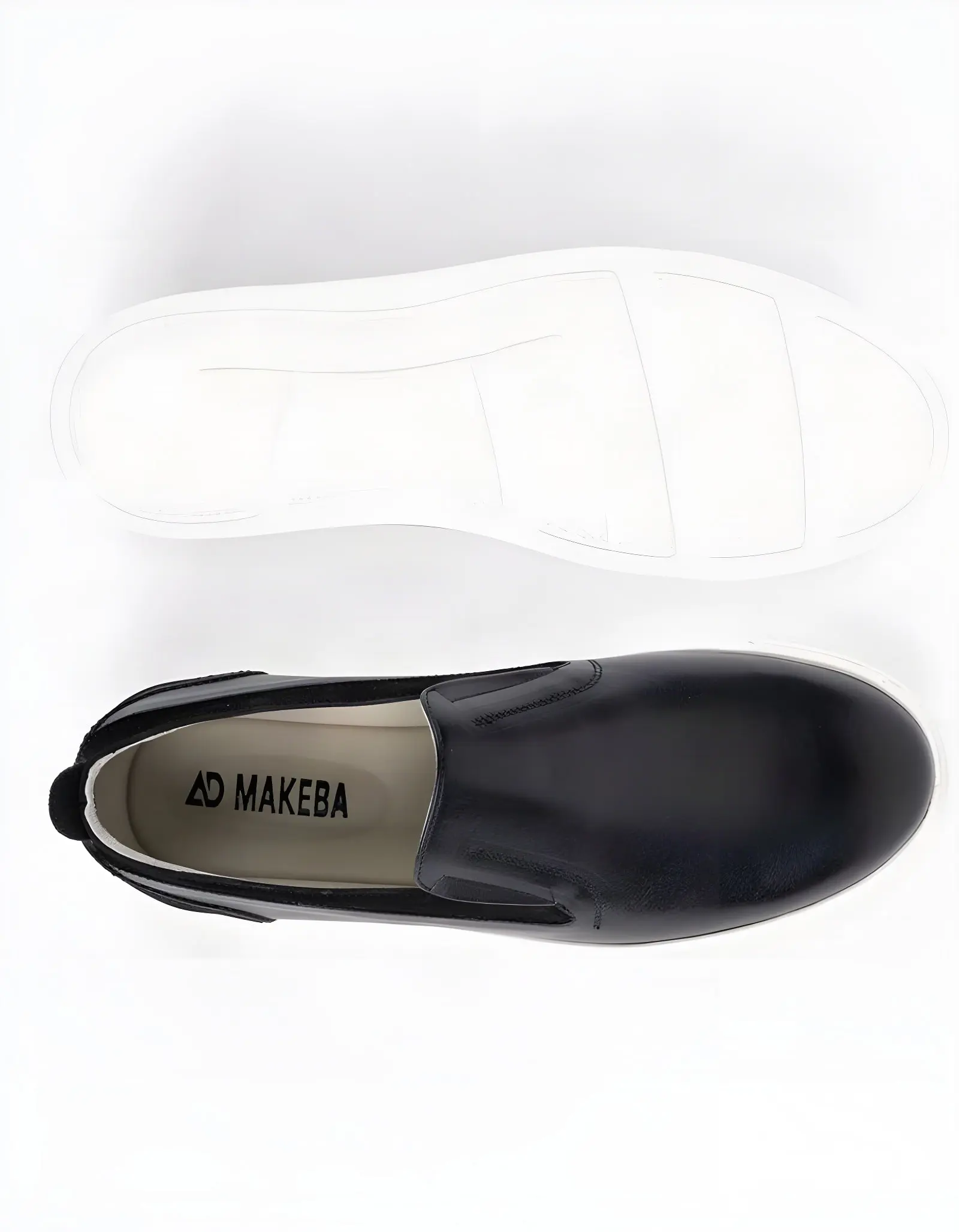 Slip-on en cuir Leo – CU10 Noir