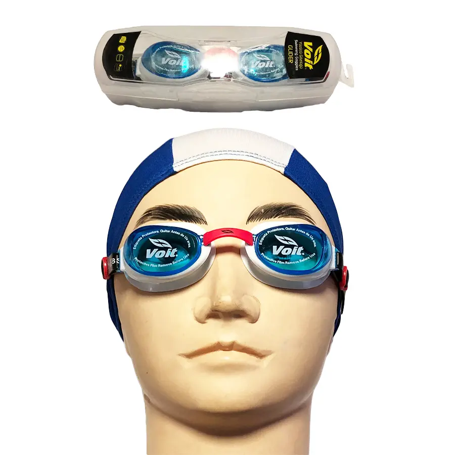 Lunette de natation Voit GLIDER- Bleu Rouge