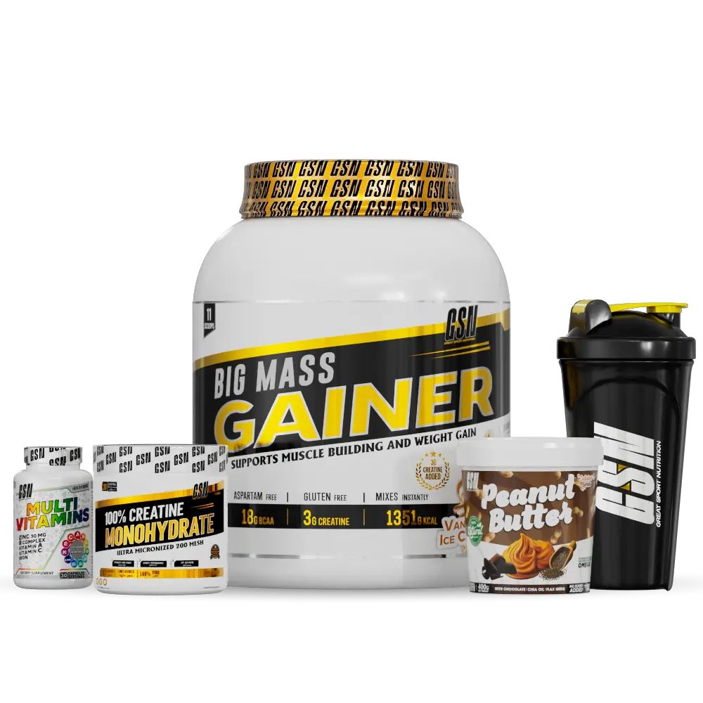 Gainer Big Mass 1kg + Créatine 200g