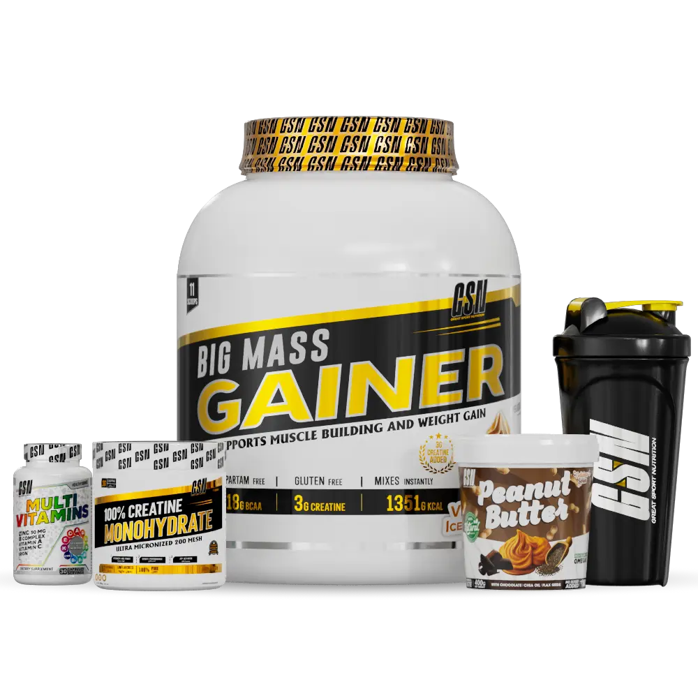 Gainer Big Mass 3kg + Créatine 200g