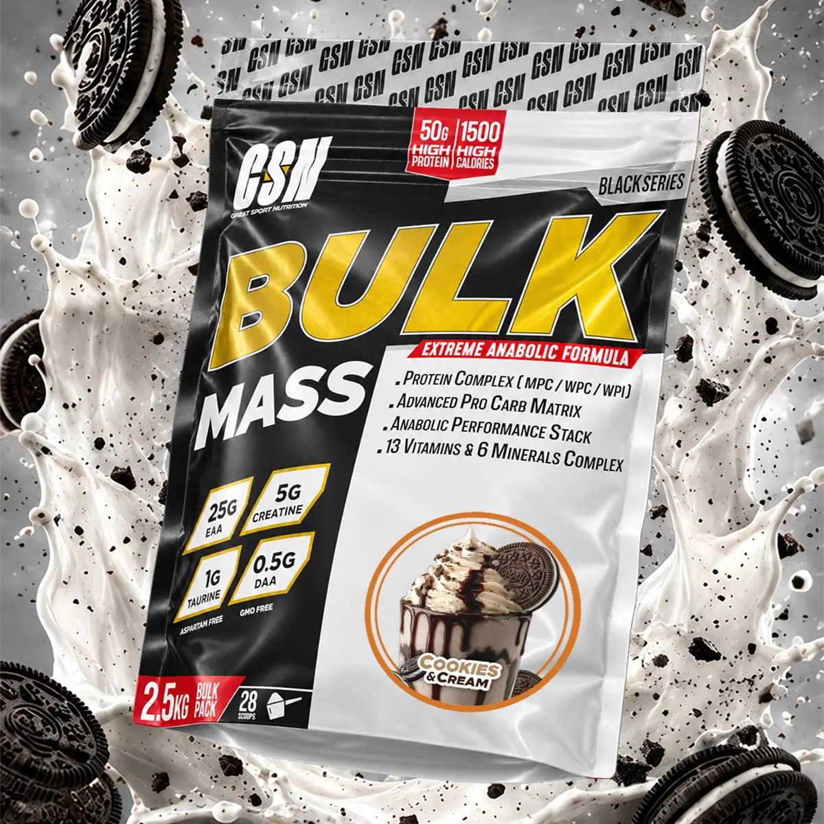 Gainer BULK MASS 2.5 kg GSN