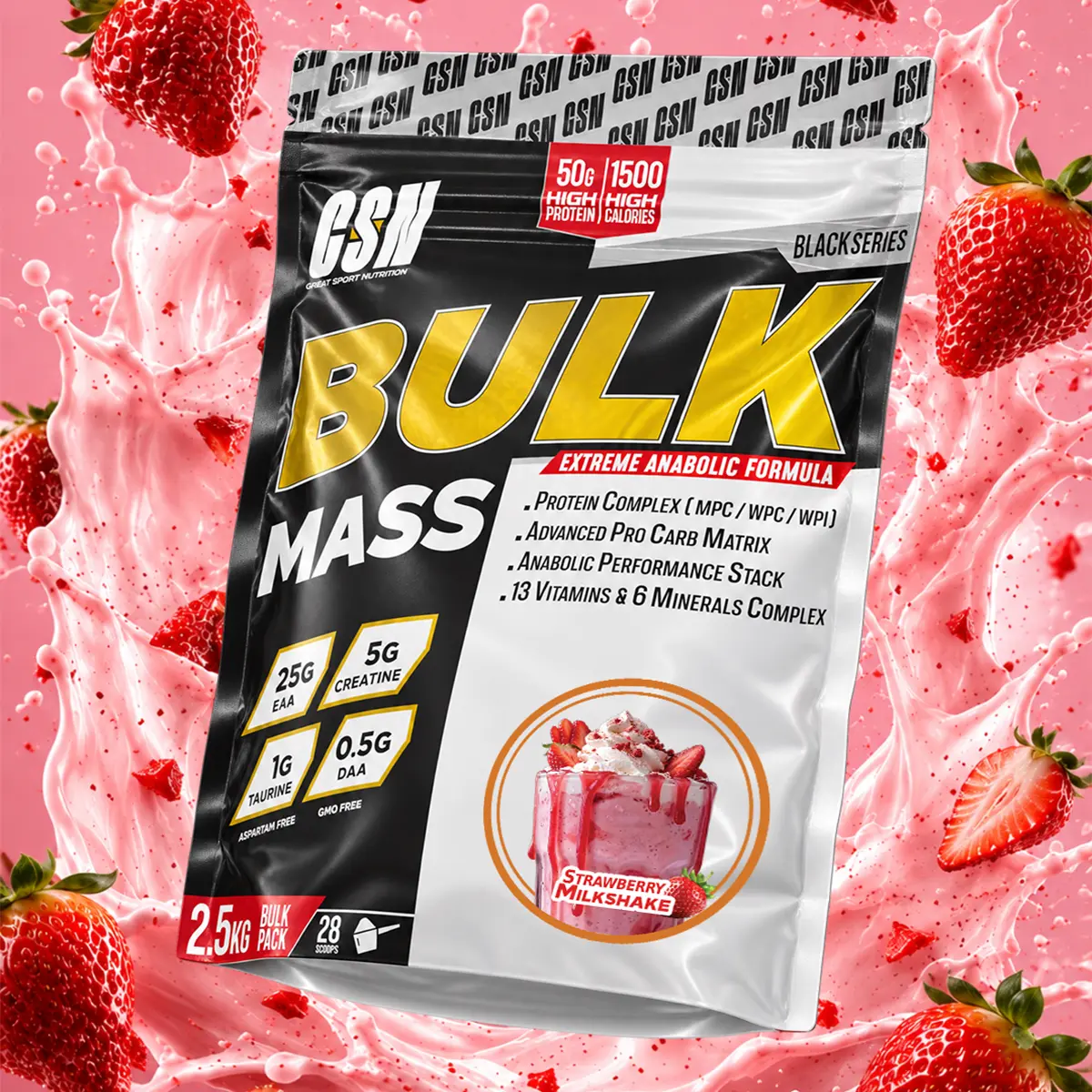 Gainer BULK MASS 2.5 kg GSN 2