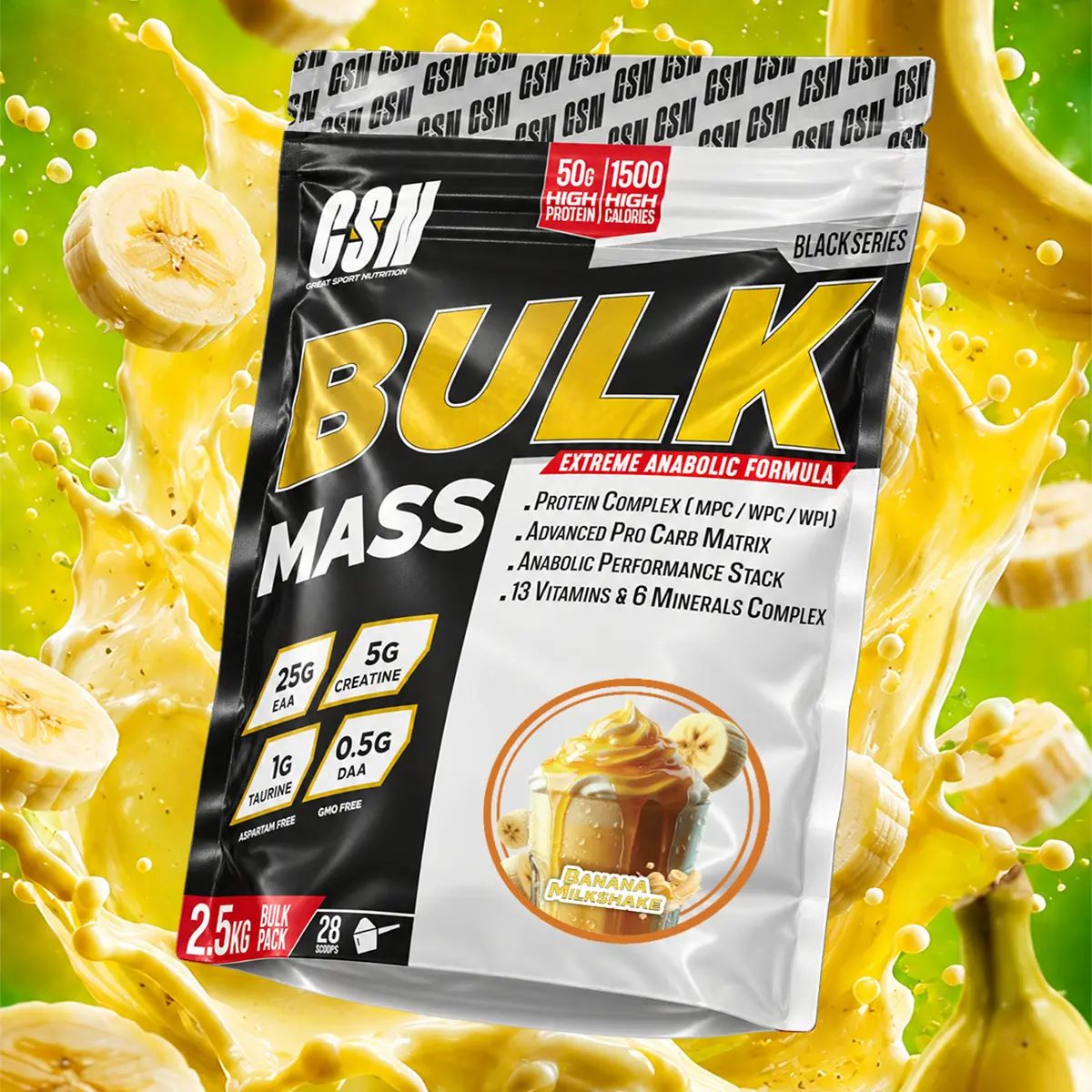 Gainer BULK MASS 2.5 kg GSN 3