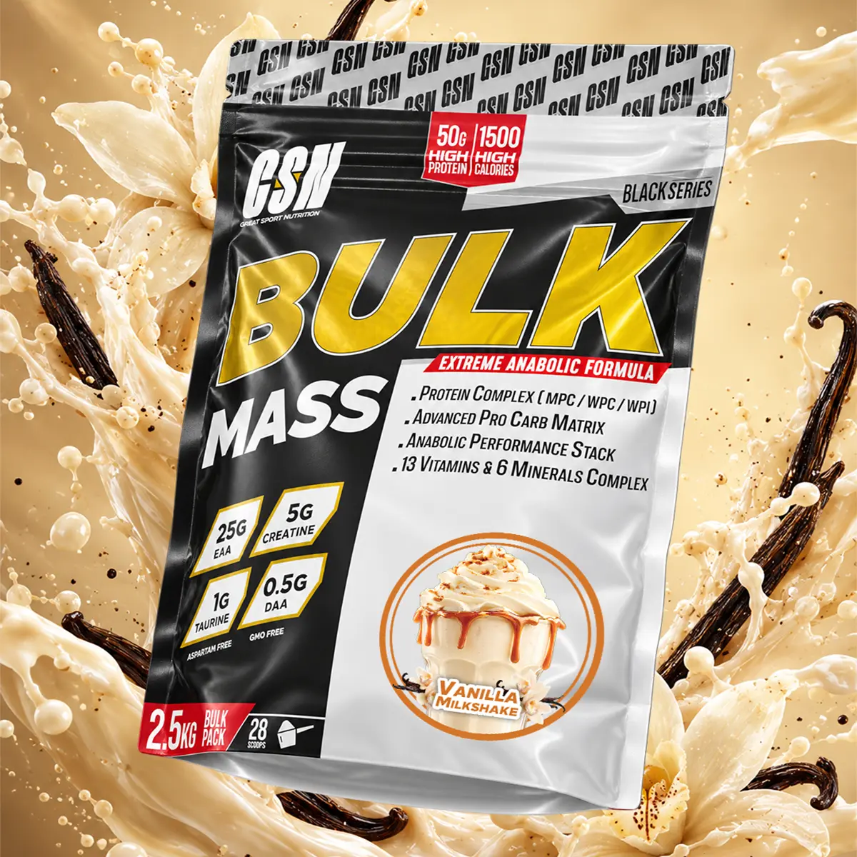 Gainer BULK MASS 2.5 kg GSN 5