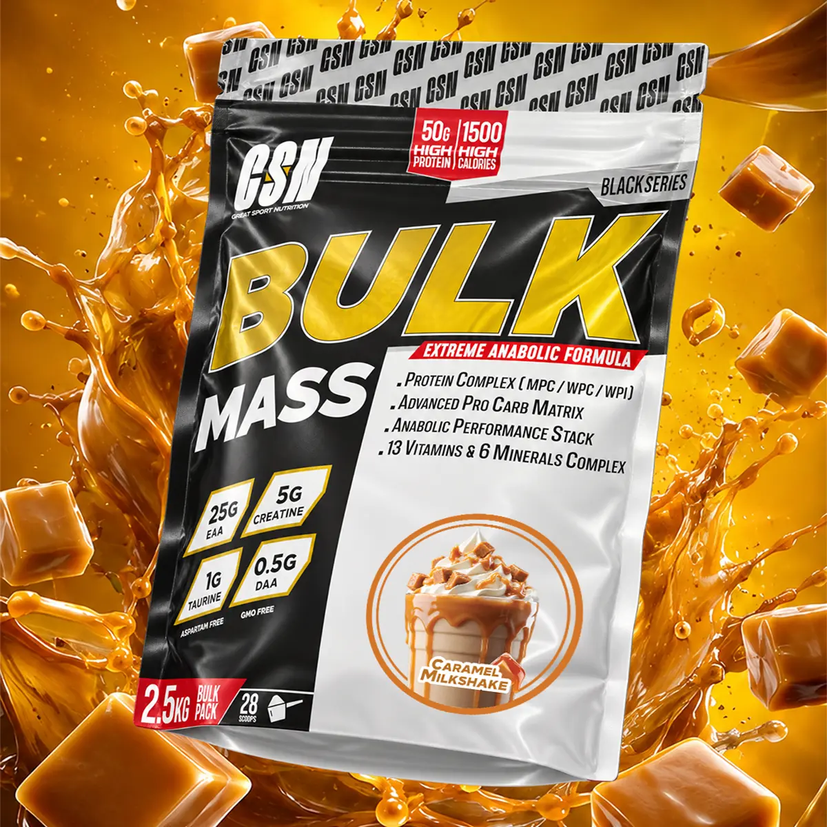 Gainer BULK MASS 2.5 kg GSN 6