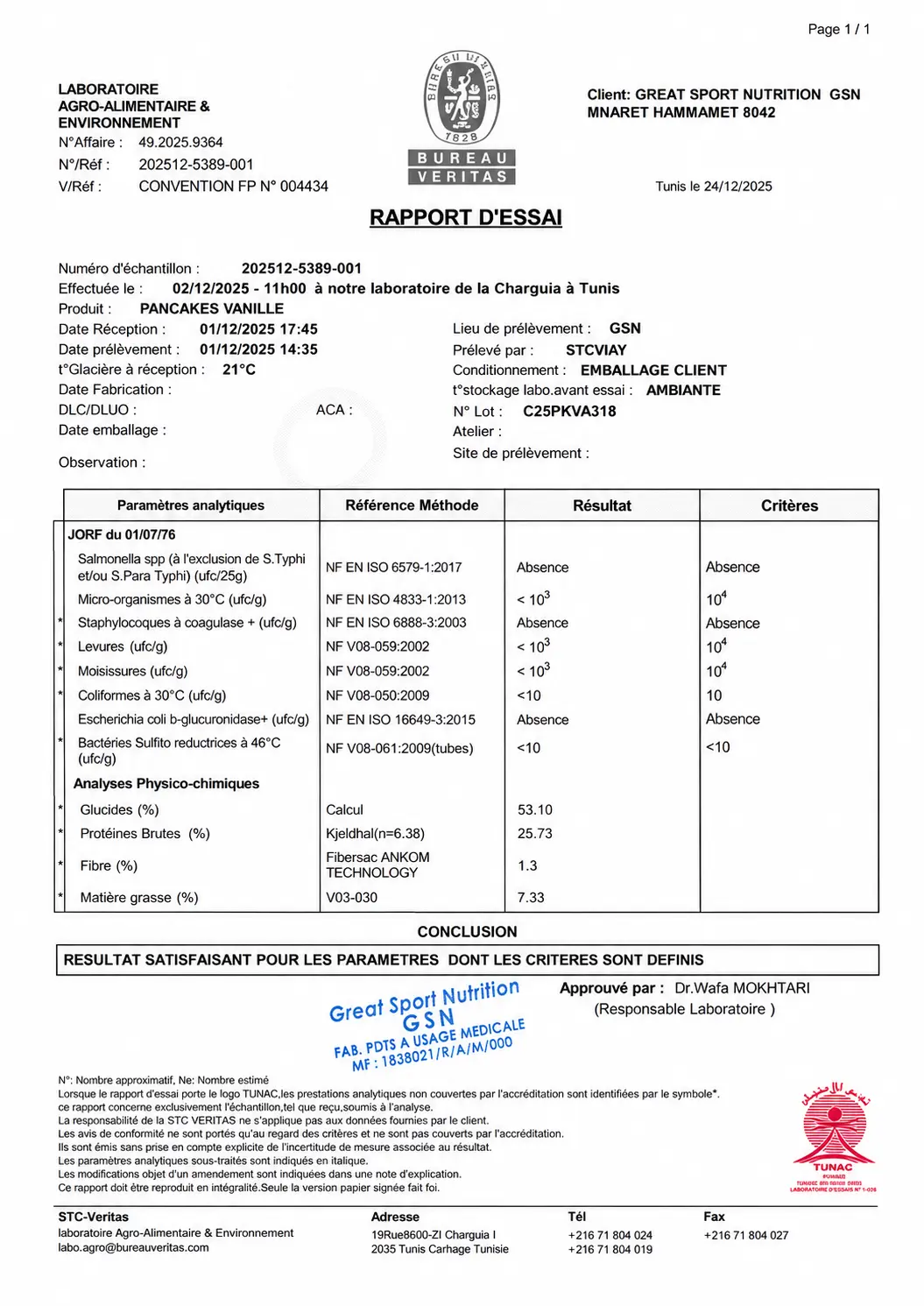 Proteine Pancake GSN 2