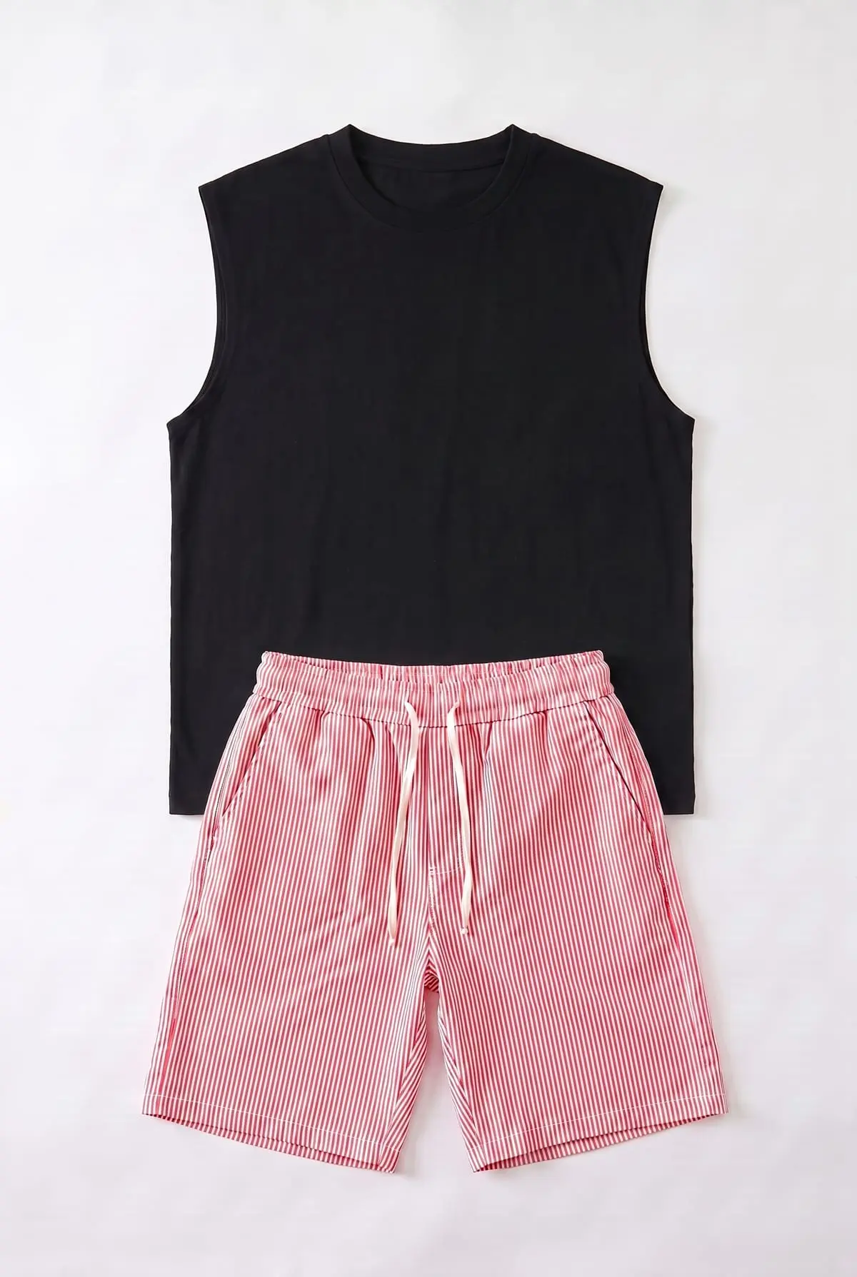Set Débardeur + Short Riée Rose 2