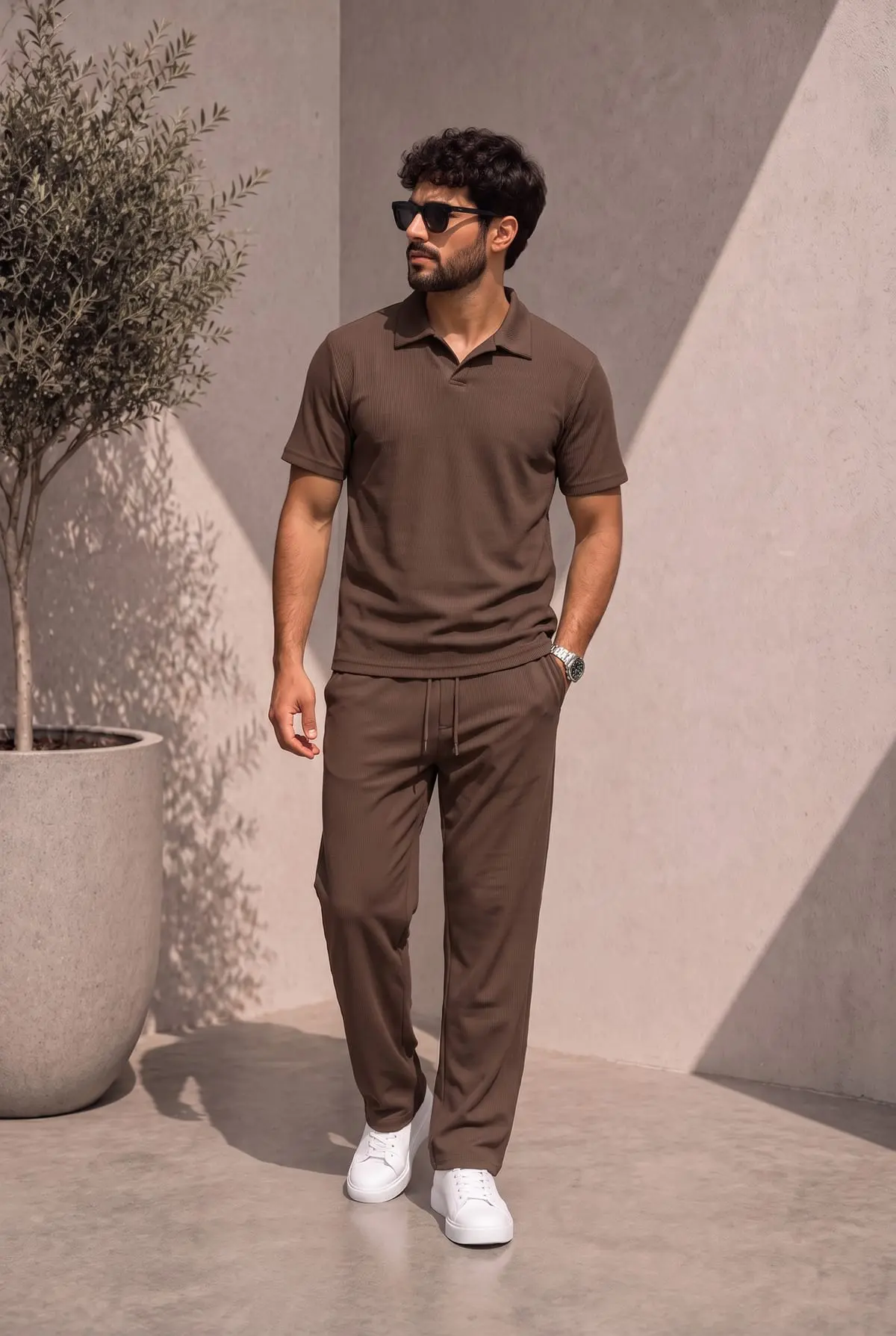 Piqué Set Pants 4