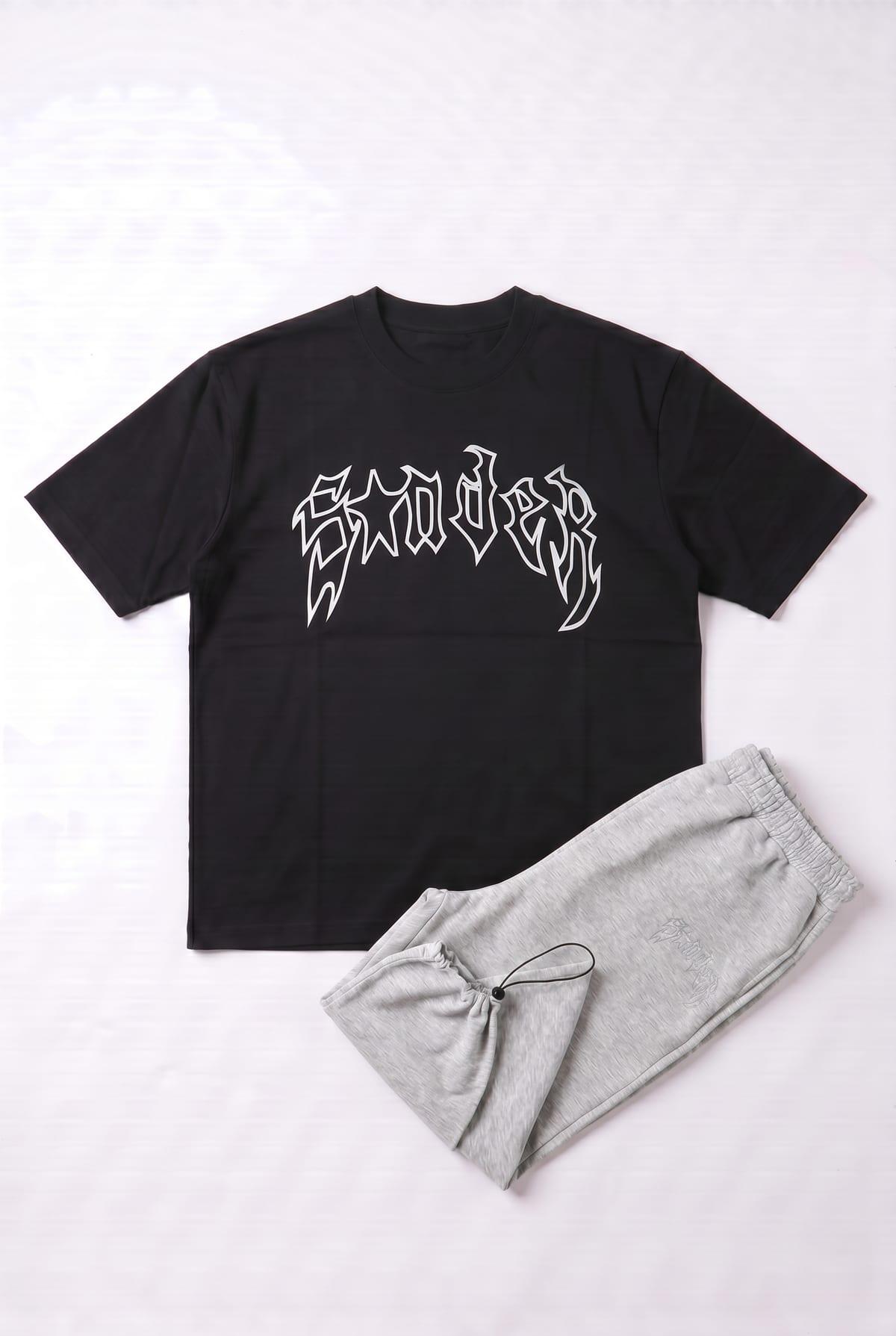 Oversize Printed Spider T-Shirt Set + Baggy Pants 1