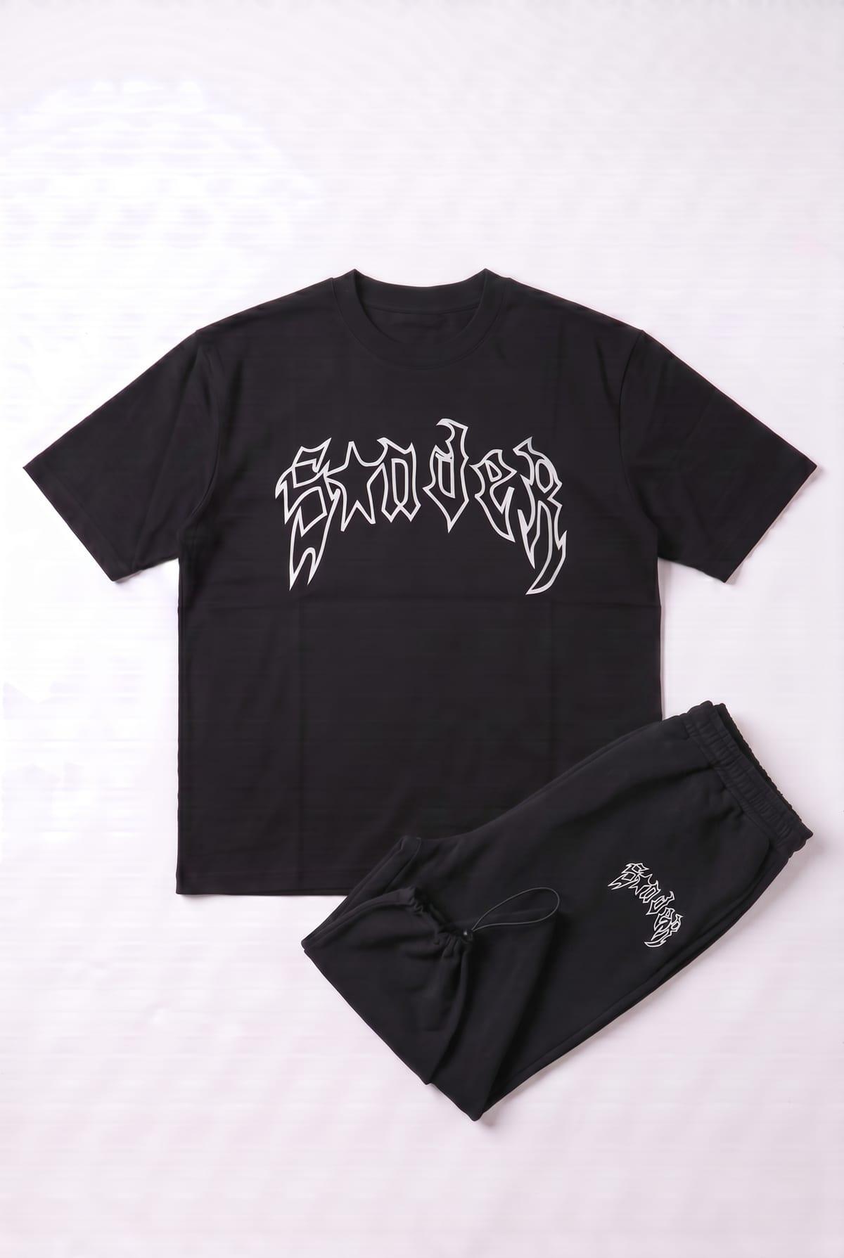 Oversize Printed Spider T-Shirt Set + Baggy Pants 3
