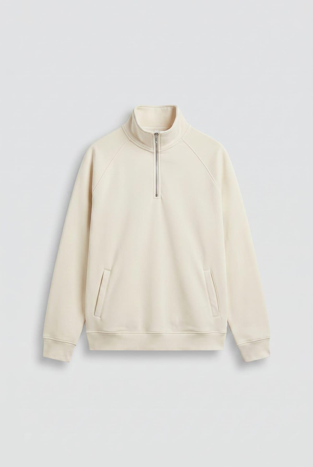 Sweat Col Zippé Basique 2