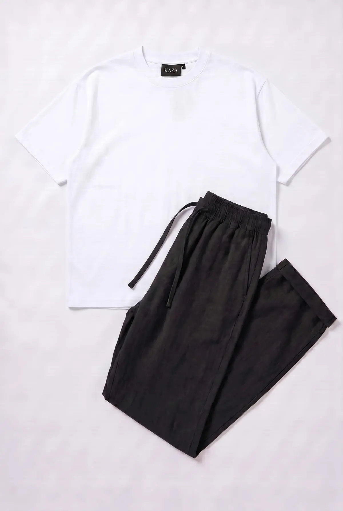 Set Tshirt Coton Oversized + Kamraya Noir 6