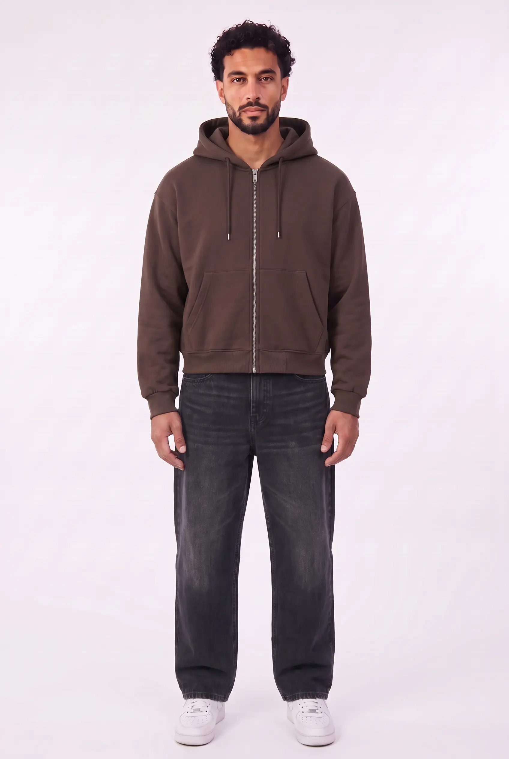 Set Veste Marron & Baggy Noir 2