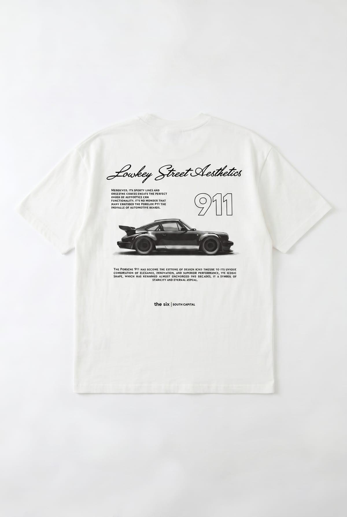 T-Shirt Oversize Imprimé 911 2